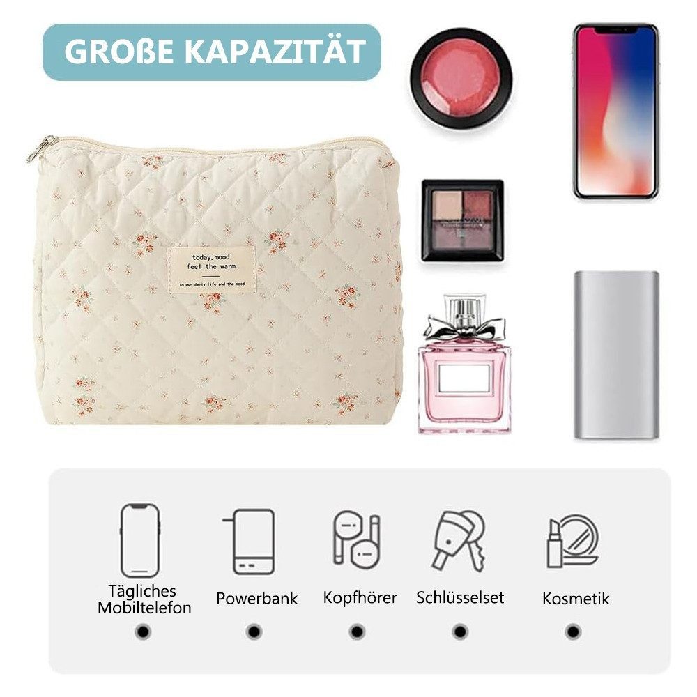 nsihing Kosmetiktasche 3er Set Kulturtasche – Wasserdichter Kulturbeutel für Damen – Bild 2 von 5