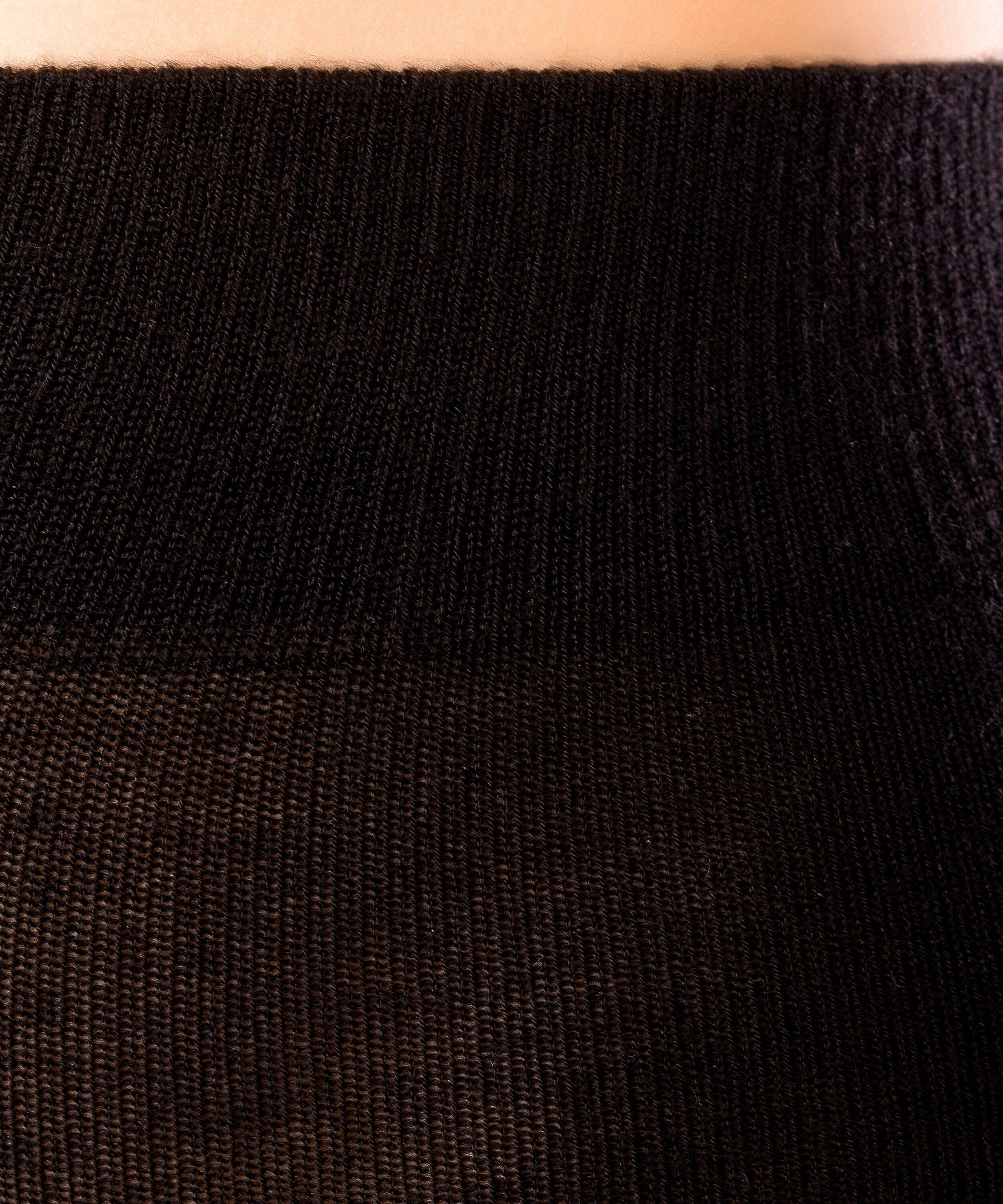 FALKE Strickstrumpfhose No. St) black Cashmere 1 Finest mit (1 (3009) natürlicher Wärmeisolation