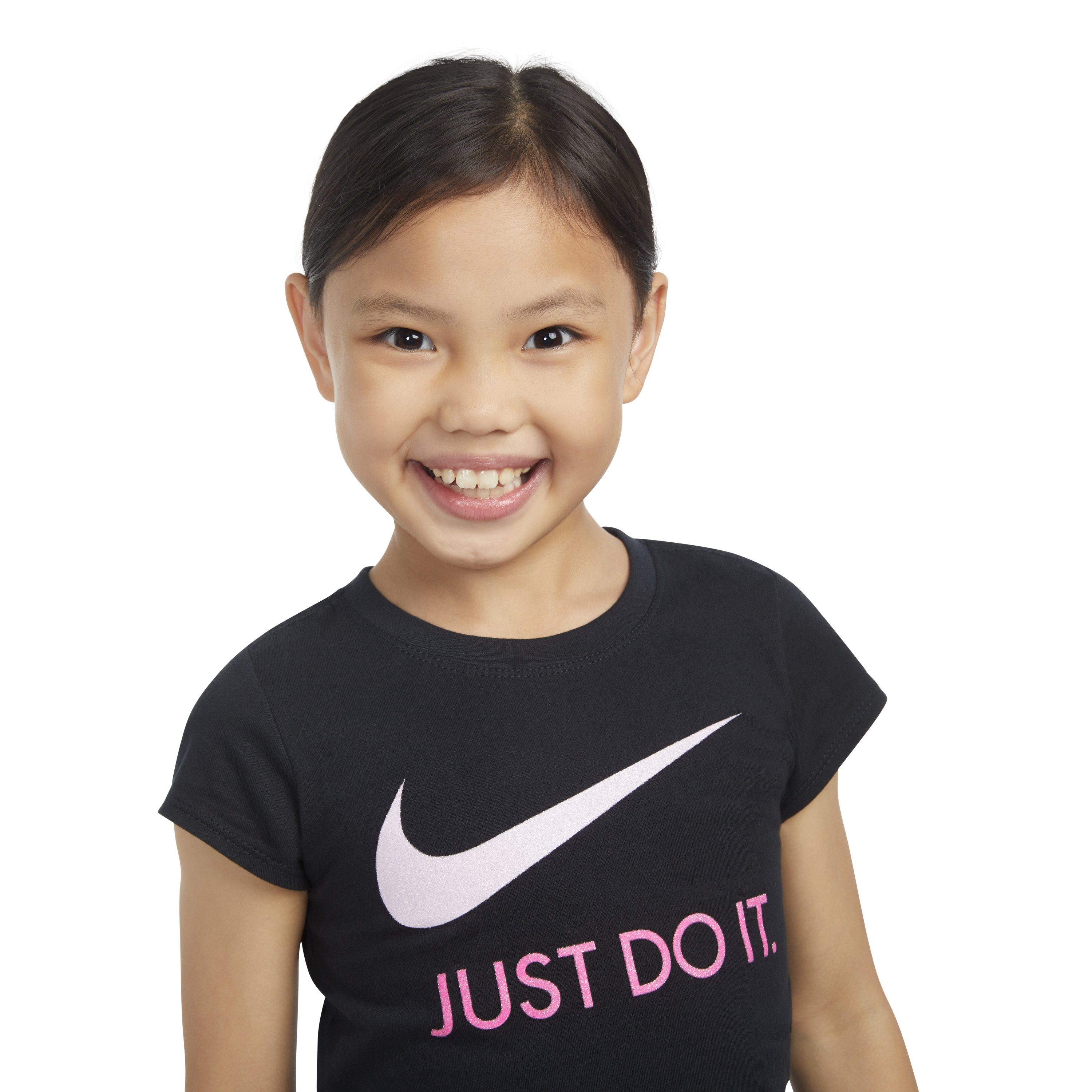 Nike Sportswear T-Shirt NKG SWOOSH JDI S/S TEE mit Rundhalsausschnitt, Kurzarm-Design, aus Baumwolle und Polyester