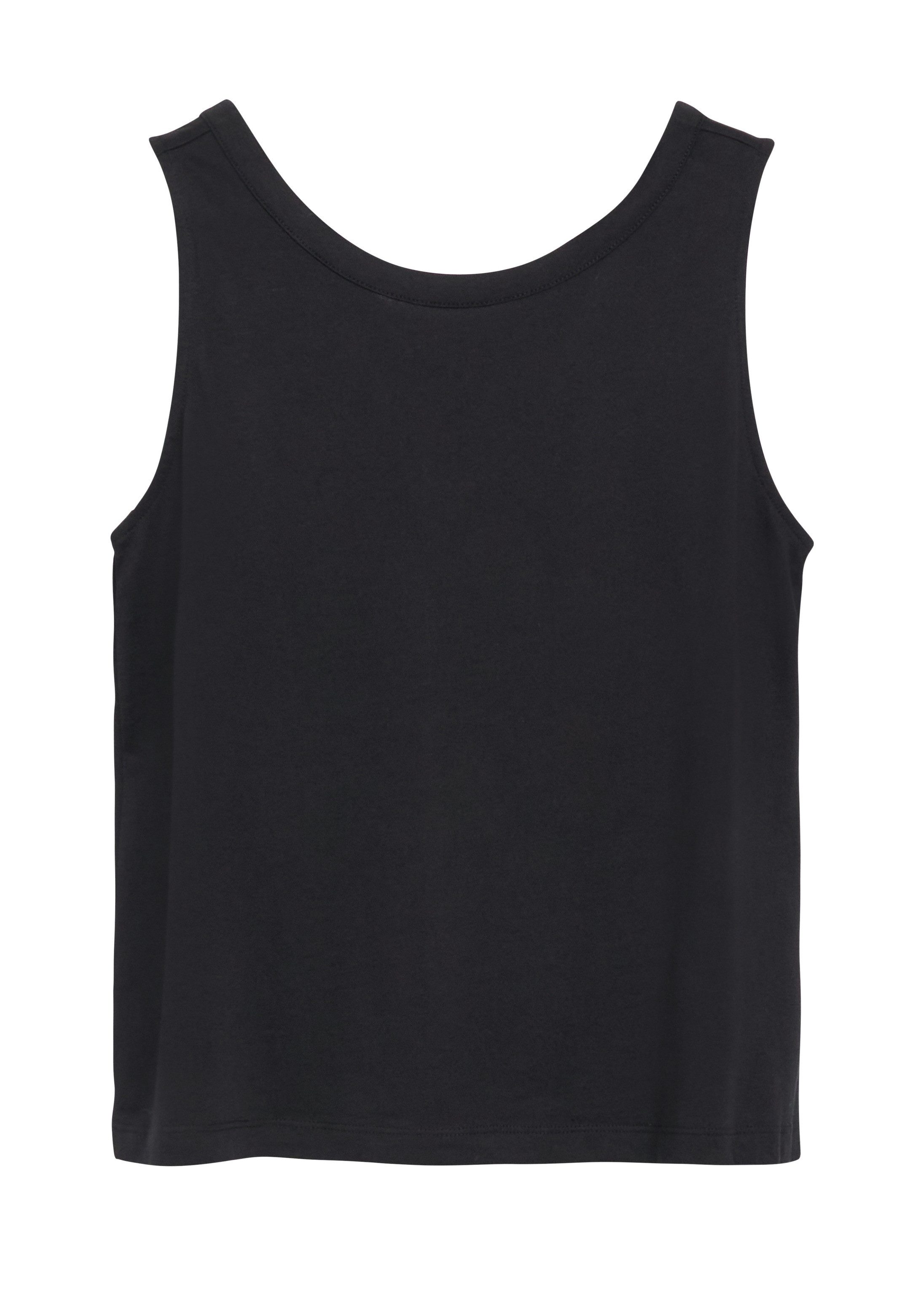 s.Oliver Muscleshirt T-Shirt Jersey-Top mit Rundhalsausschnitt und Rückendetail