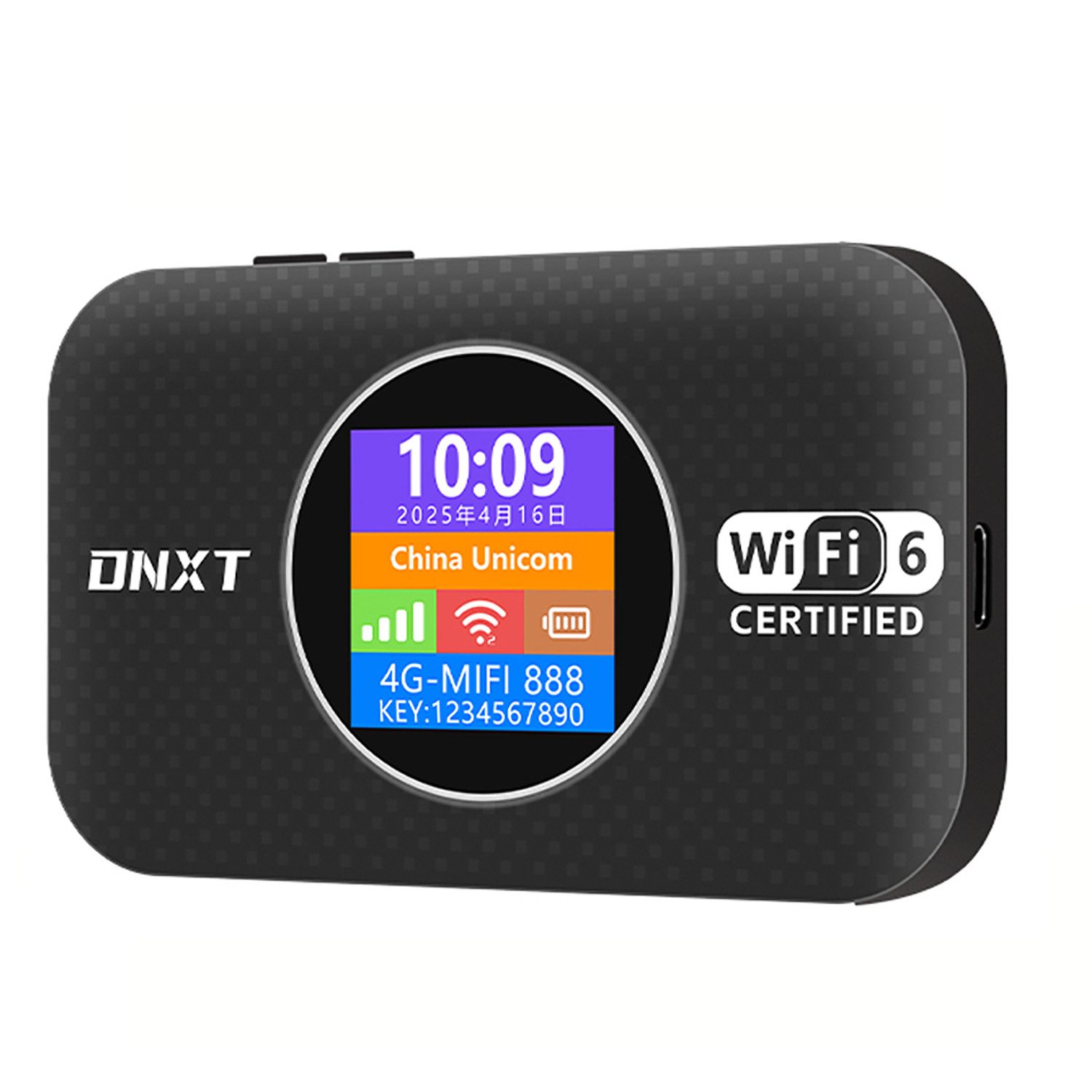 Fyrove 5G Mobiler WLAN Router, Mobiler Hotspot mit 300 Mbit/s für Unterwegs 4G/LTE-Router, 5G Tragbares WLAN mit SIM Steckplatz, Unterstützt 10 Geräte