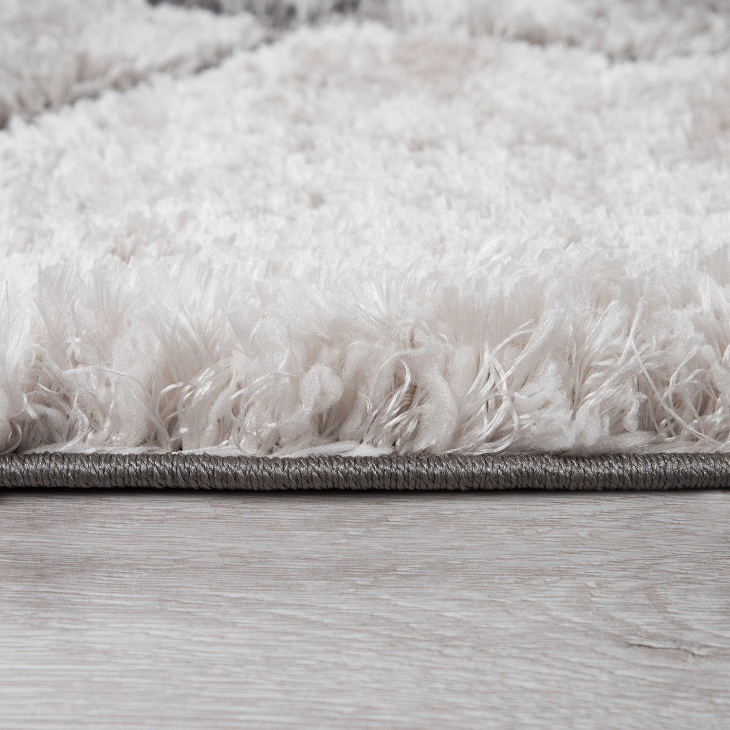 Hochflor-Teppich »Ponto 822«, Paco Home, rechteckig, Höhe 40 mm, geometrisches Design, Wohnzimmer-kaufen