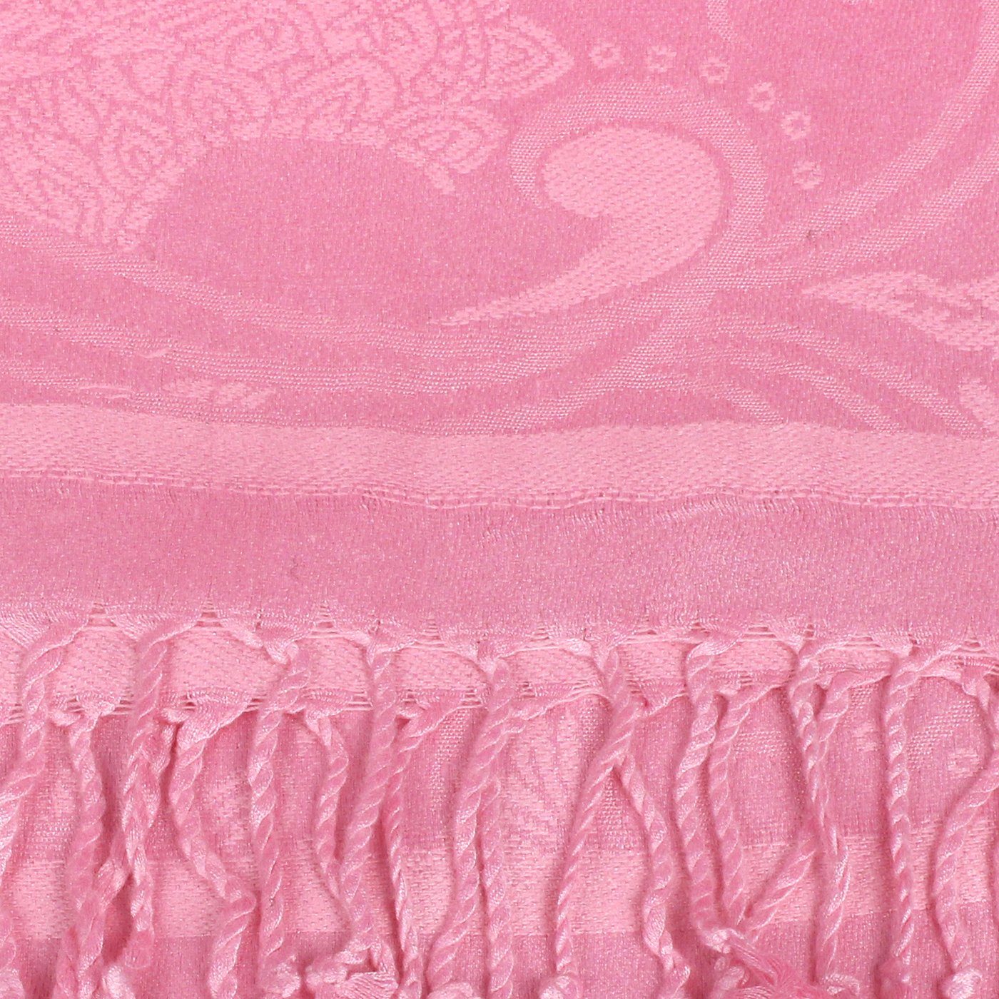 ZEBRO Modeschal Jacquard mit Blumen-Muster günstig online kaufen