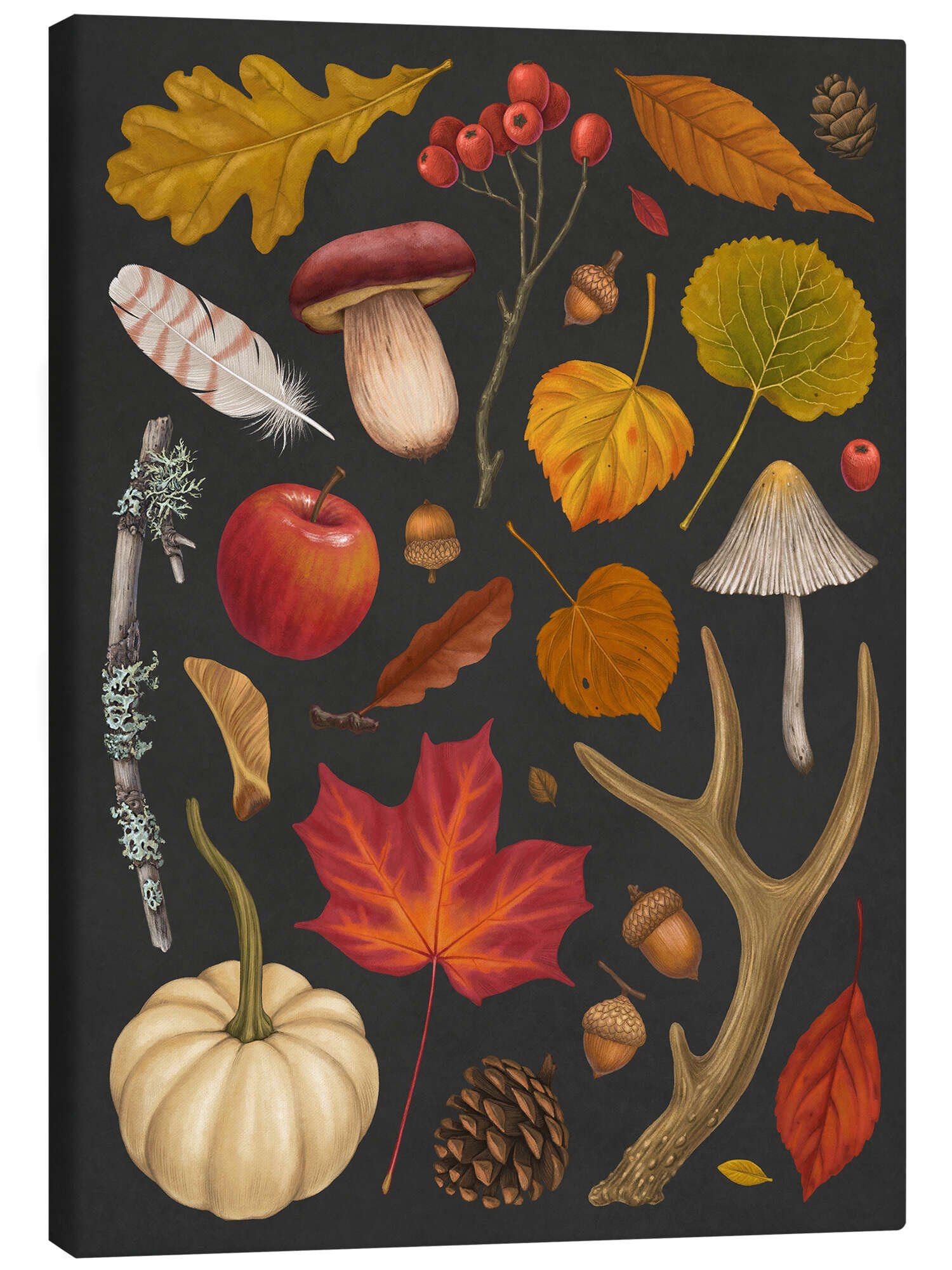 Wandbild Herbstspaziergang