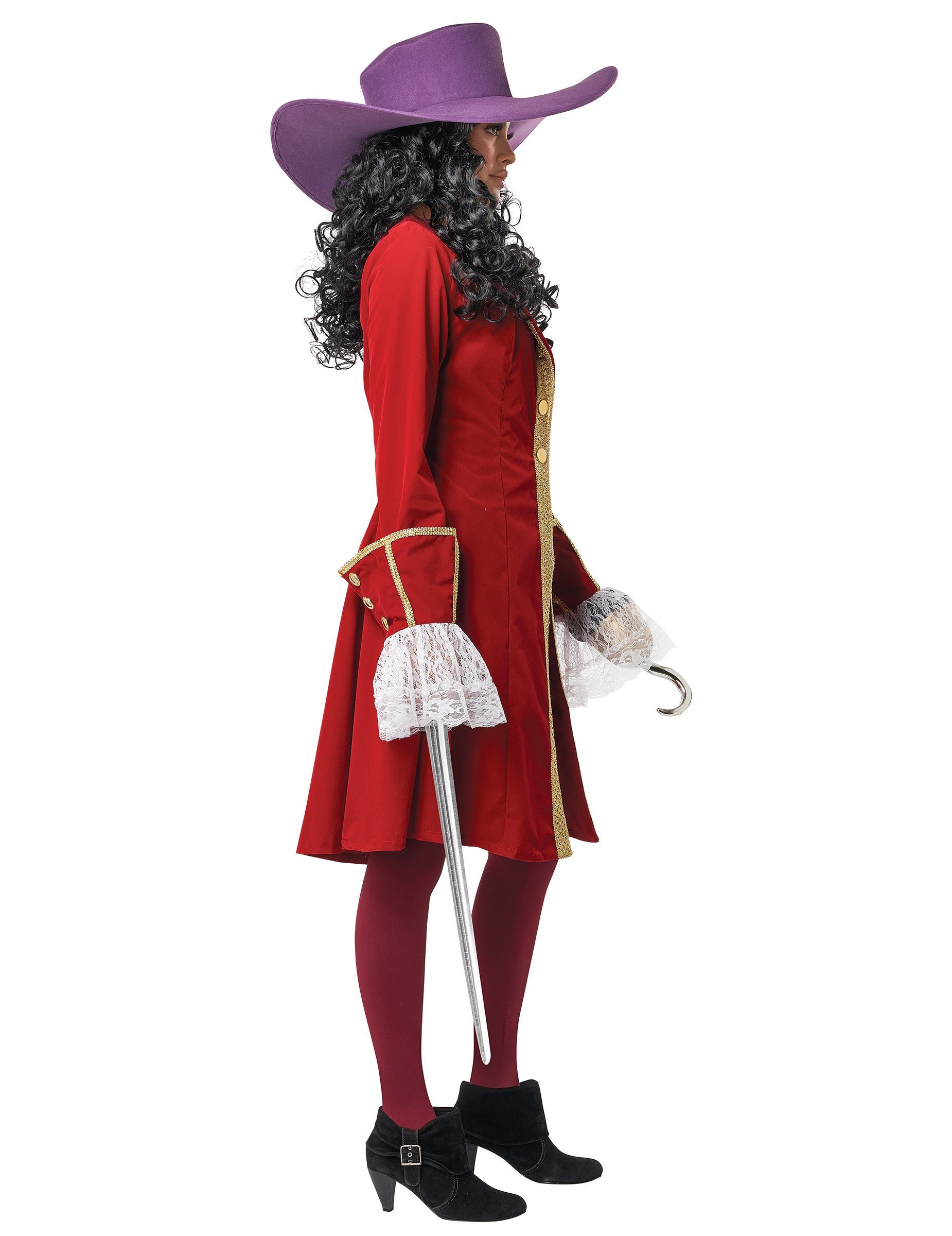California Costumes Kostüm Damen Piratenkostüm mit Haken