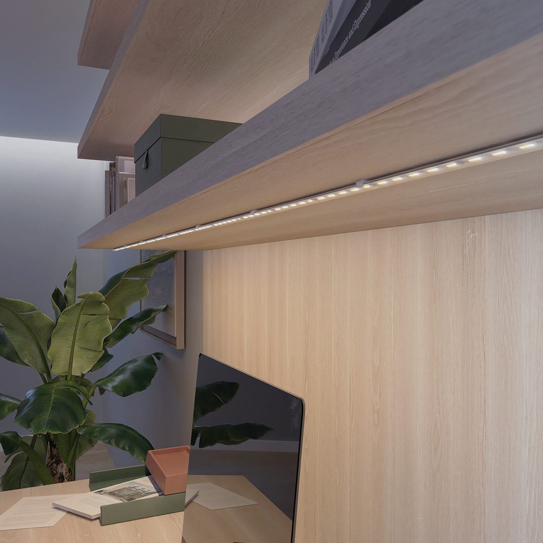 Philips Hue Halterungszubehör Flux Gradient LED-Streifen Zubehör, (Set, 10-tlg., 10x Philips Hue Flux Gradient Lightstrip - Halterungen zum Schrauben) – Bild 4 von 5