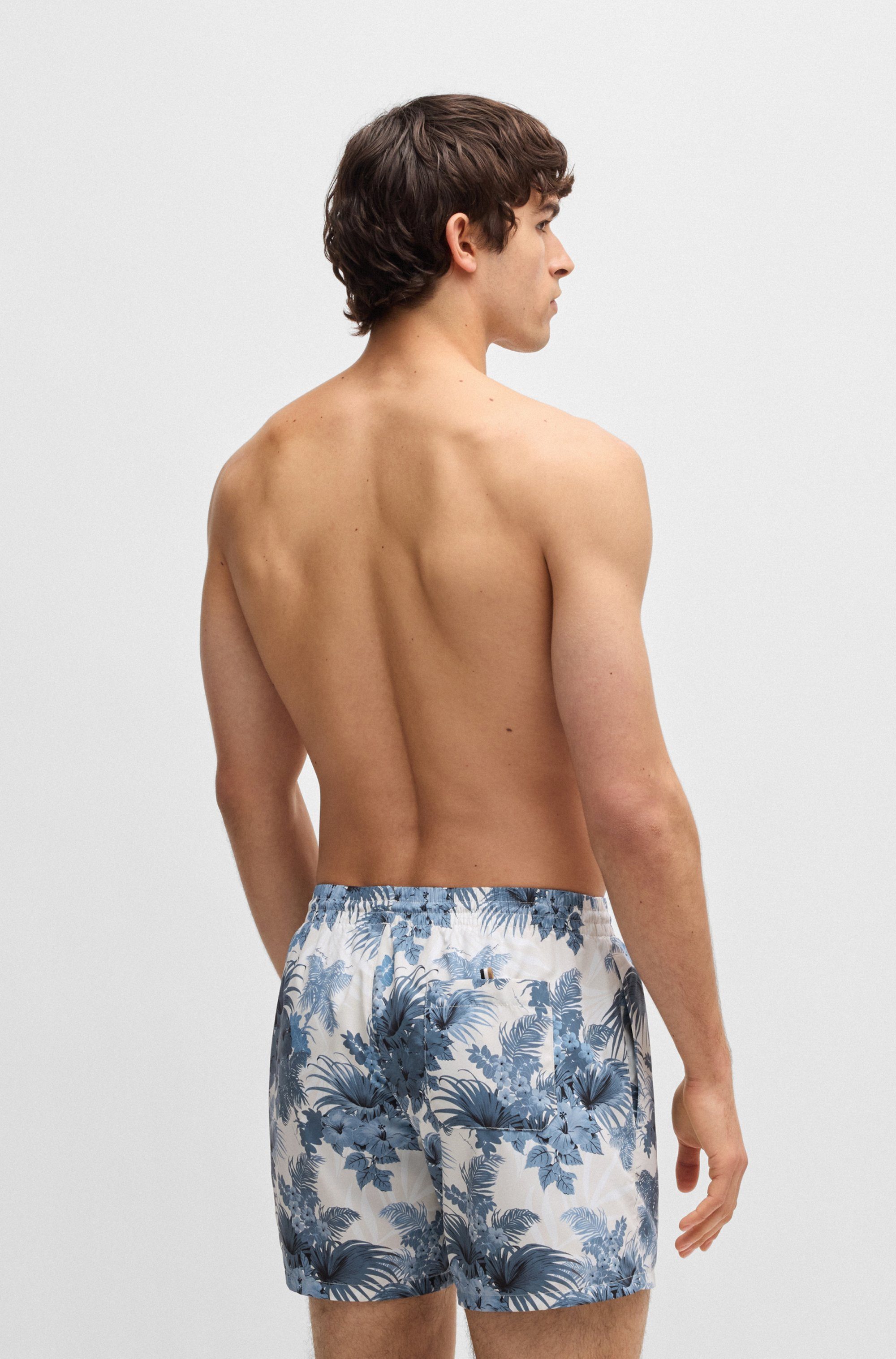 BOSS Badeshorts Piranha mit buntem Alloverdruck günstig online kaufen