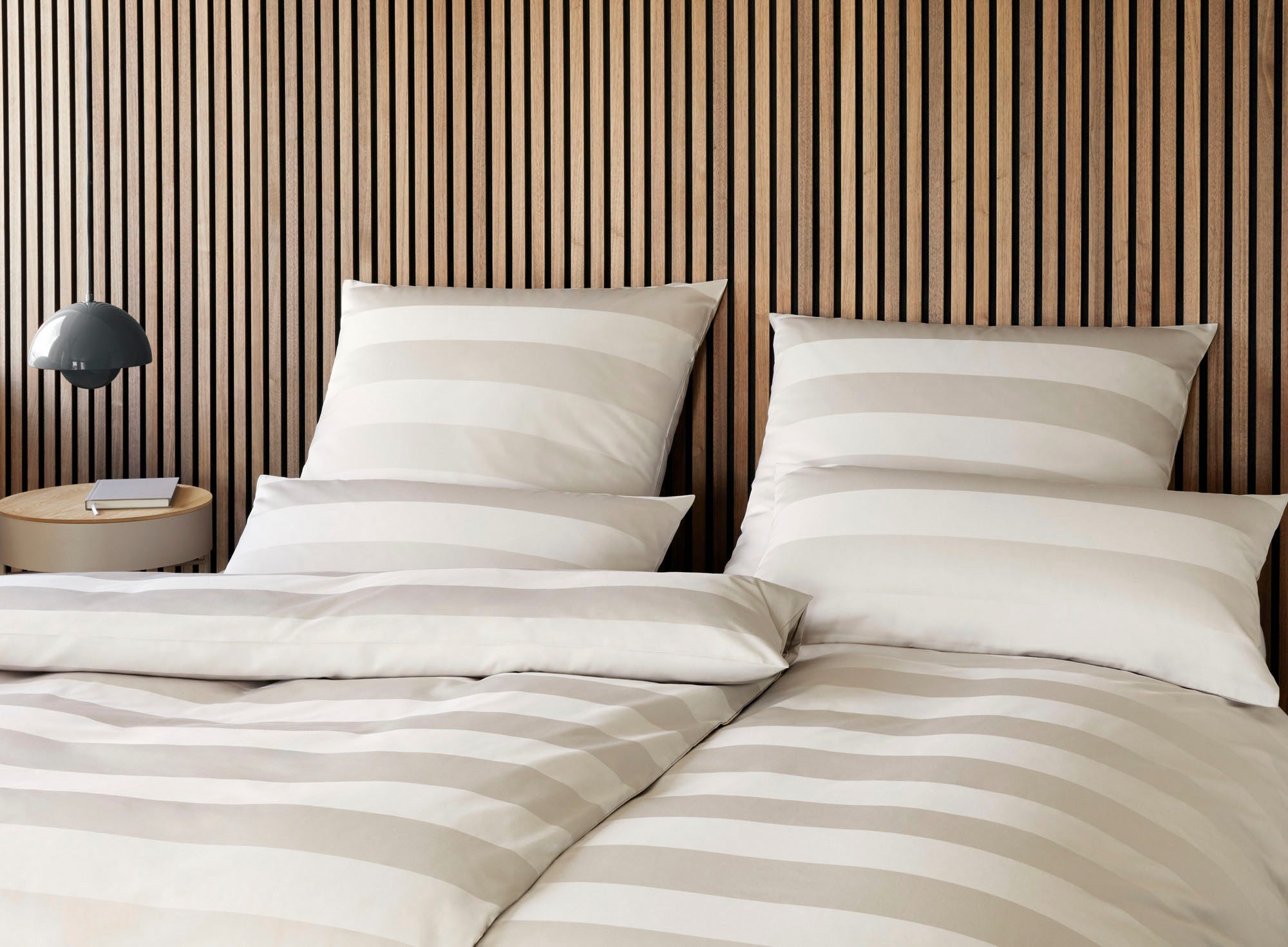 Elegante Bettwäsche En Bloc, Jacquard, 2 teilig, angenehmes Hautgefühl