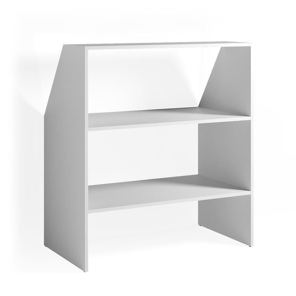 Vicco Bücherregal, Weiß, 90 x 100 günstig online kaufen