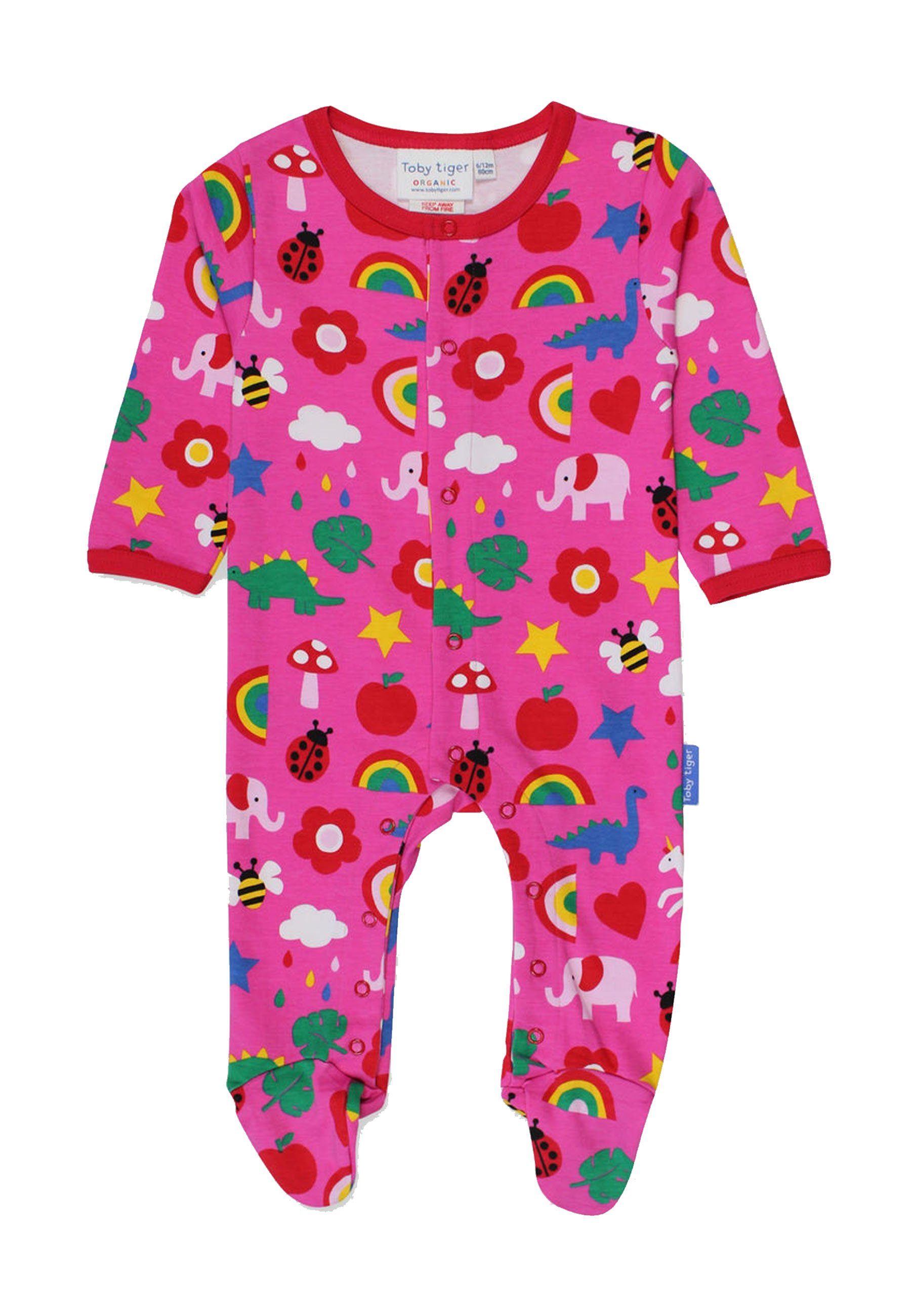 Toby Print Spielzeug mit Tiger Schlafanzug Schlafanzug