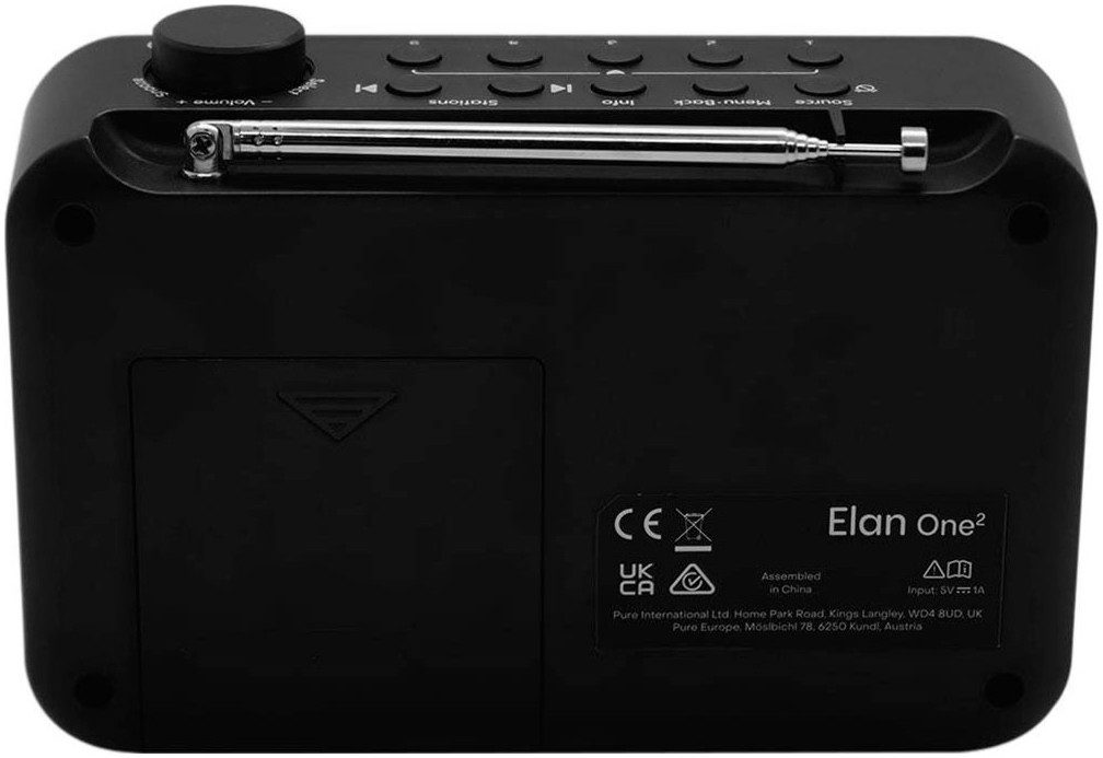 Pure Elan One Digitalradio (DAB) (Digitalradio (DAB), FM-Tuner, 1,5 W)