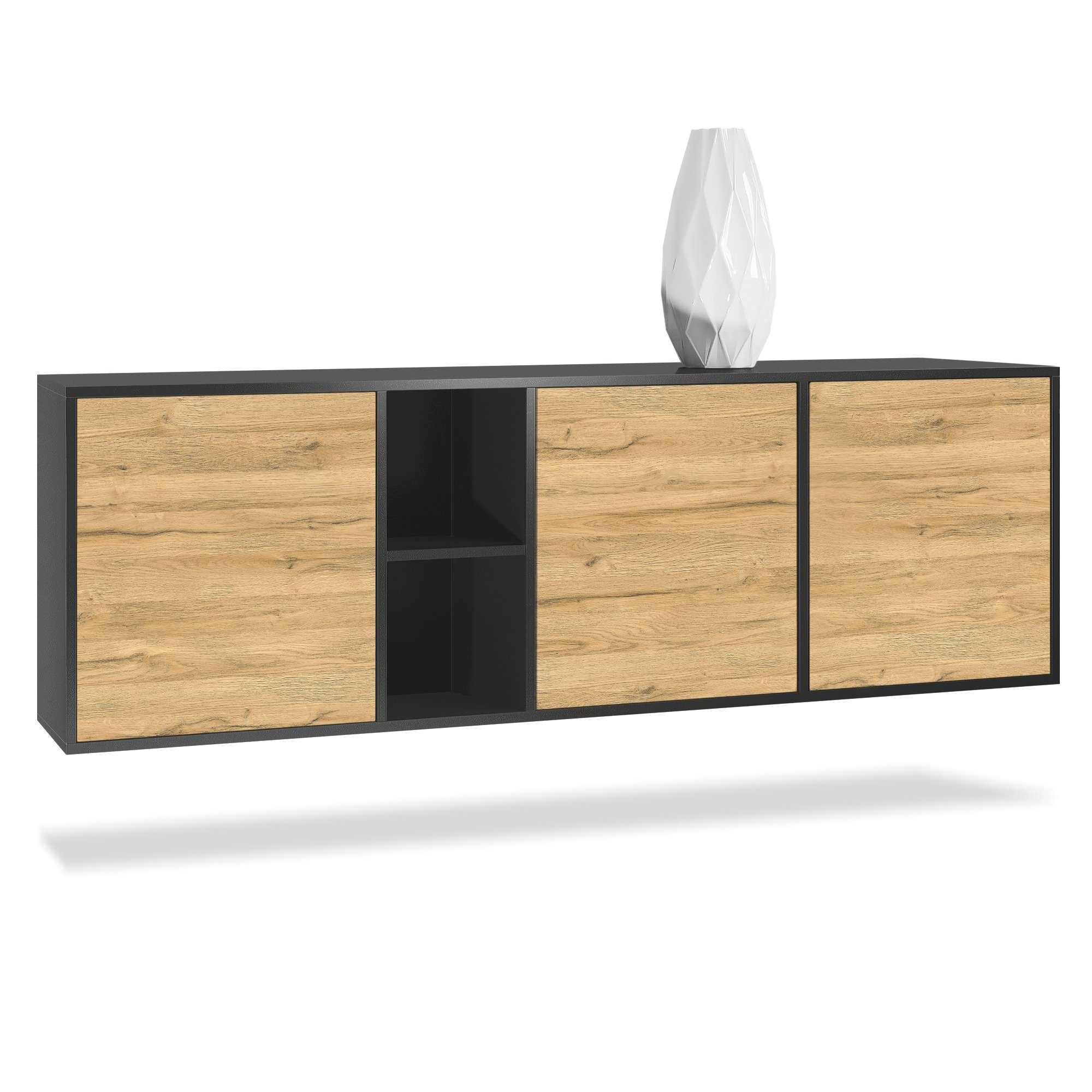 Vladon Sideboard Cuba (Kommode, mit 3 günstig online kaufen