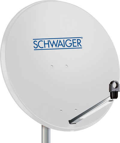 Schwaiger SPI996.0 Sat-Spiegel (75 cm, Stahl, hellgrau)
