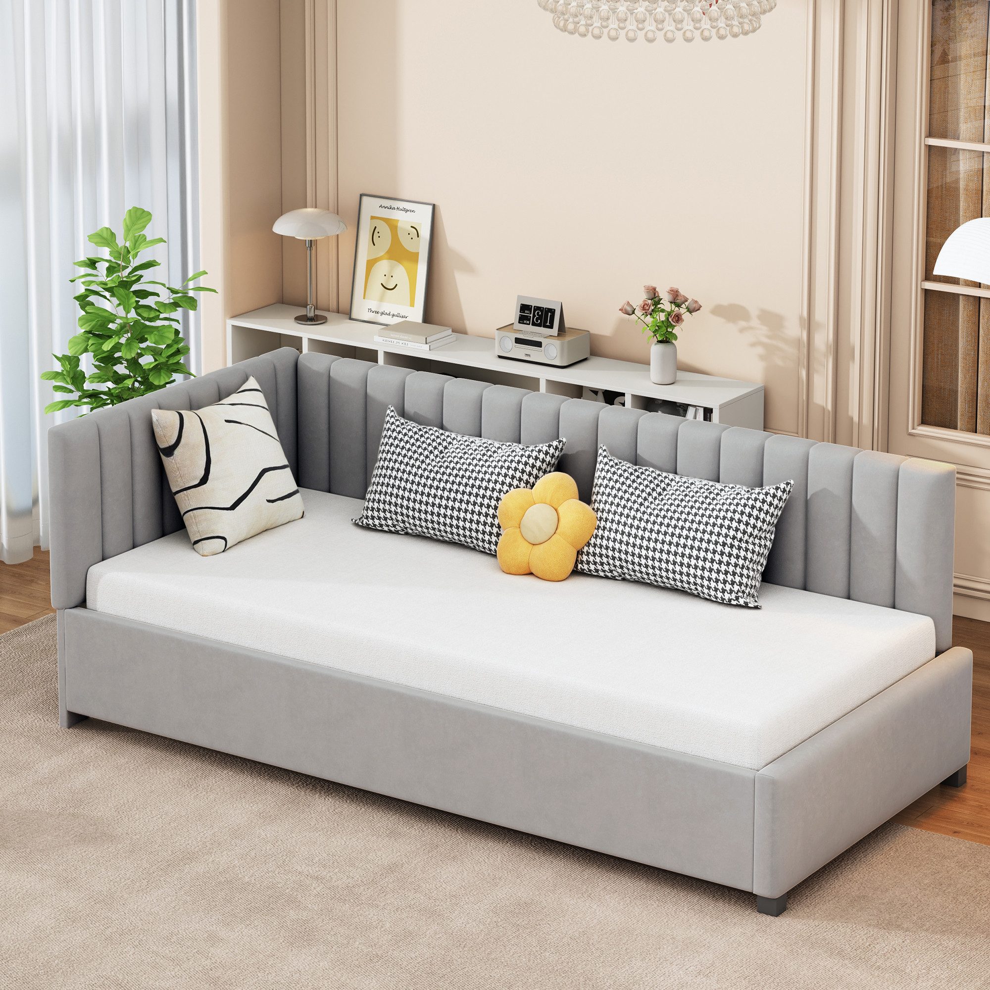 STILVORA Daybett 90×200 Schlafsofa Polsterbett mit günstig online kaufen