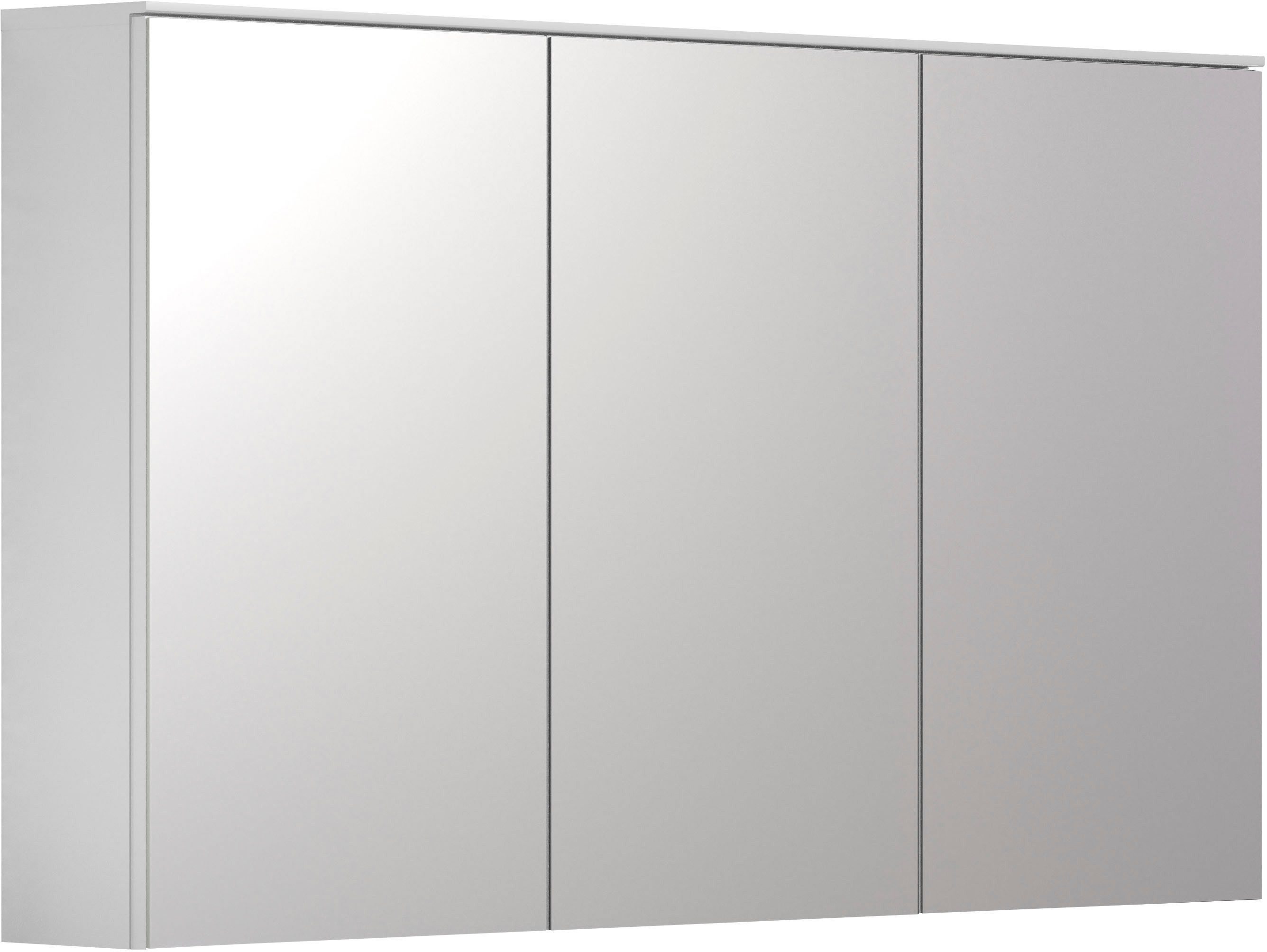 welltime Spiegelschrank Premont (1-St) Spiegelschrank mit Türdämpfer - (B/T/H) 120/17/70 cm