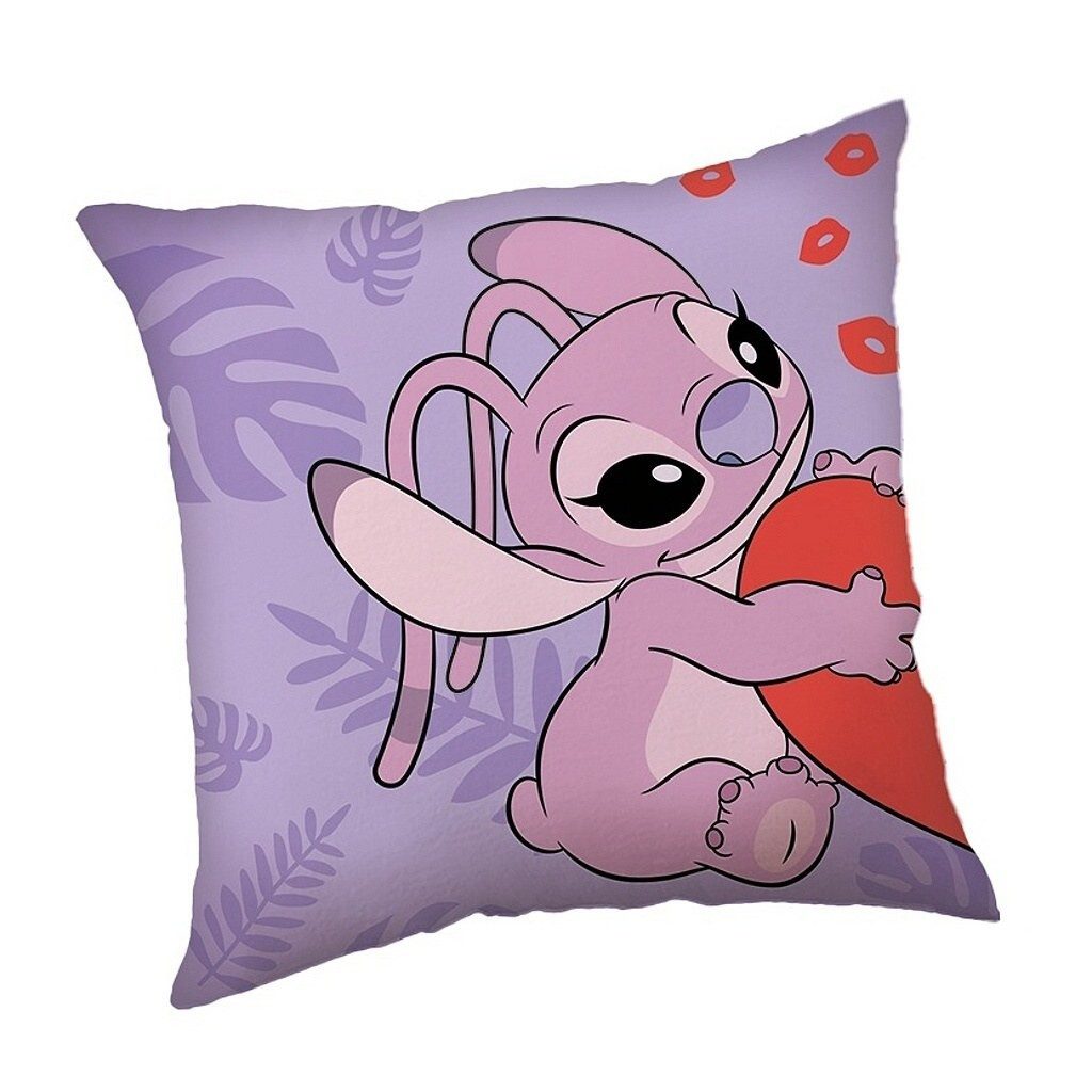 Lilo & Stitch Dekokissen Kissen Lilo & Stitch, 40 x 40cm, befüllt, Wendekissen, Kuschelkissen