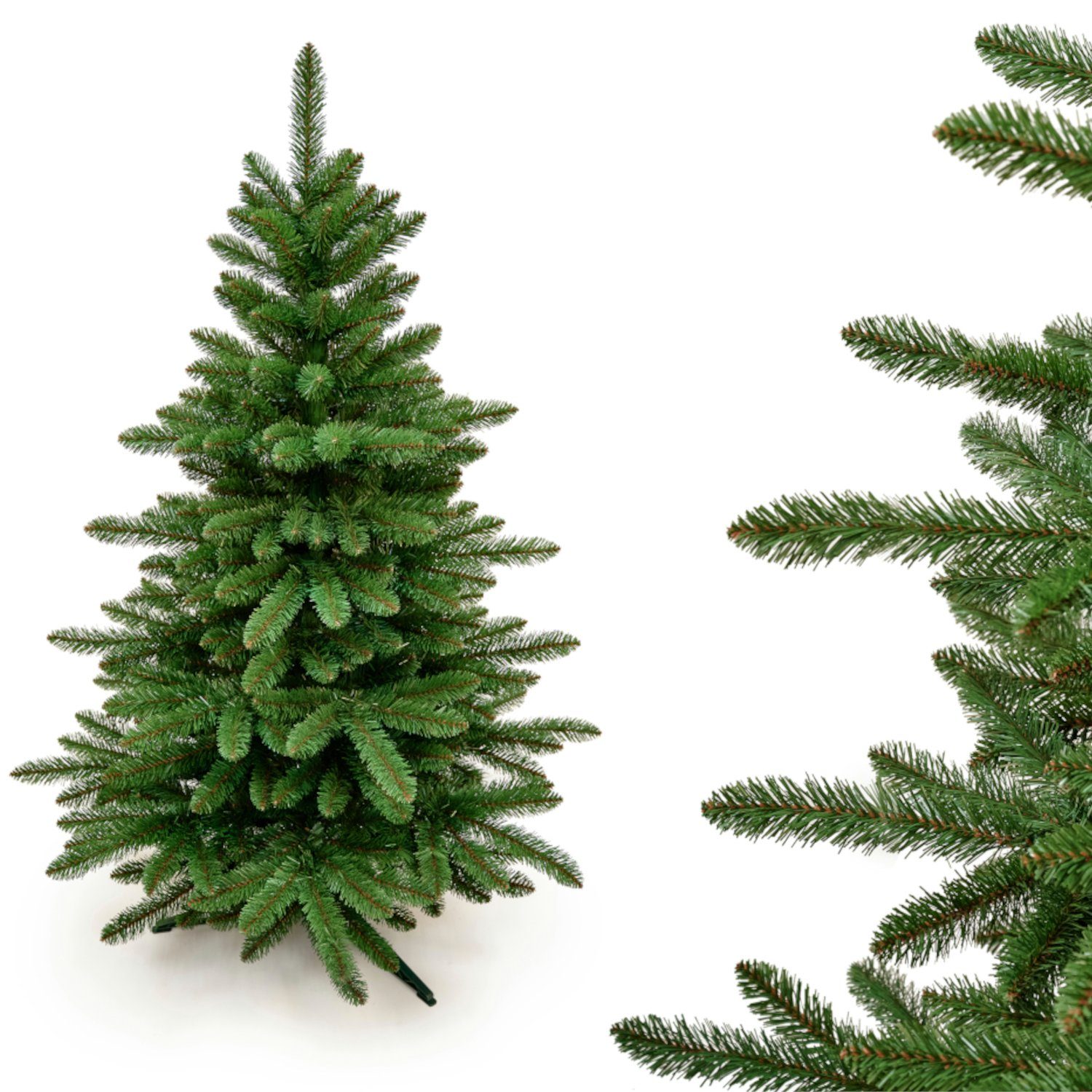 Virpol Künstlicher Weihnachtsbaum Höhe 150cm/190cm/220cm/250 cm, Spanische Tanne, Weihnachtsbaum Künstliche Spanische Tanne Tannenbaum – Bild 2 von 5