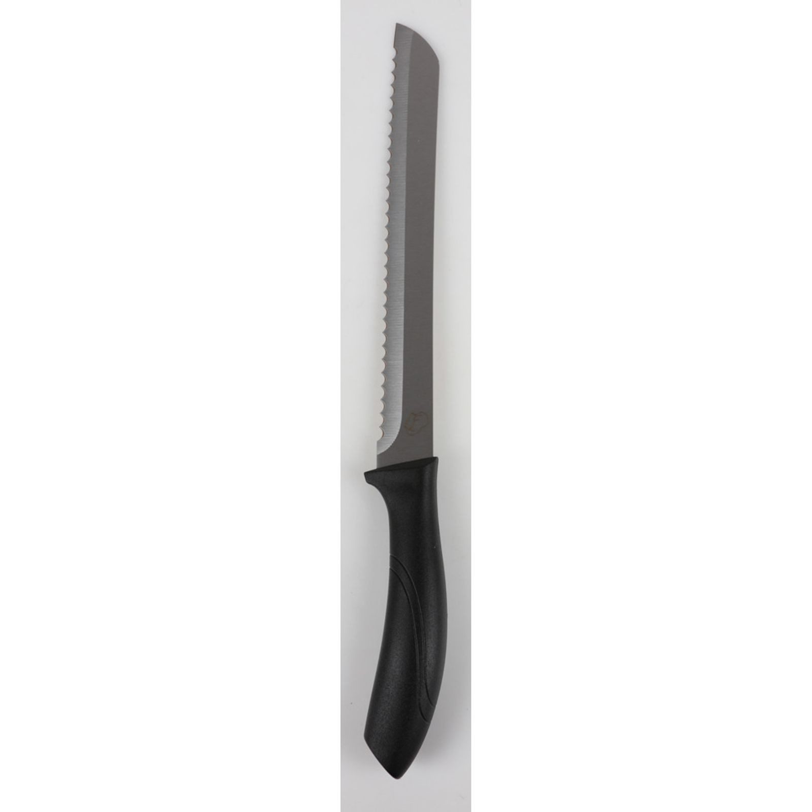 BURI Universalküchenmesser Brotmesser BASE 20 cm Wellenschliff PP-Griff – 12er-Set