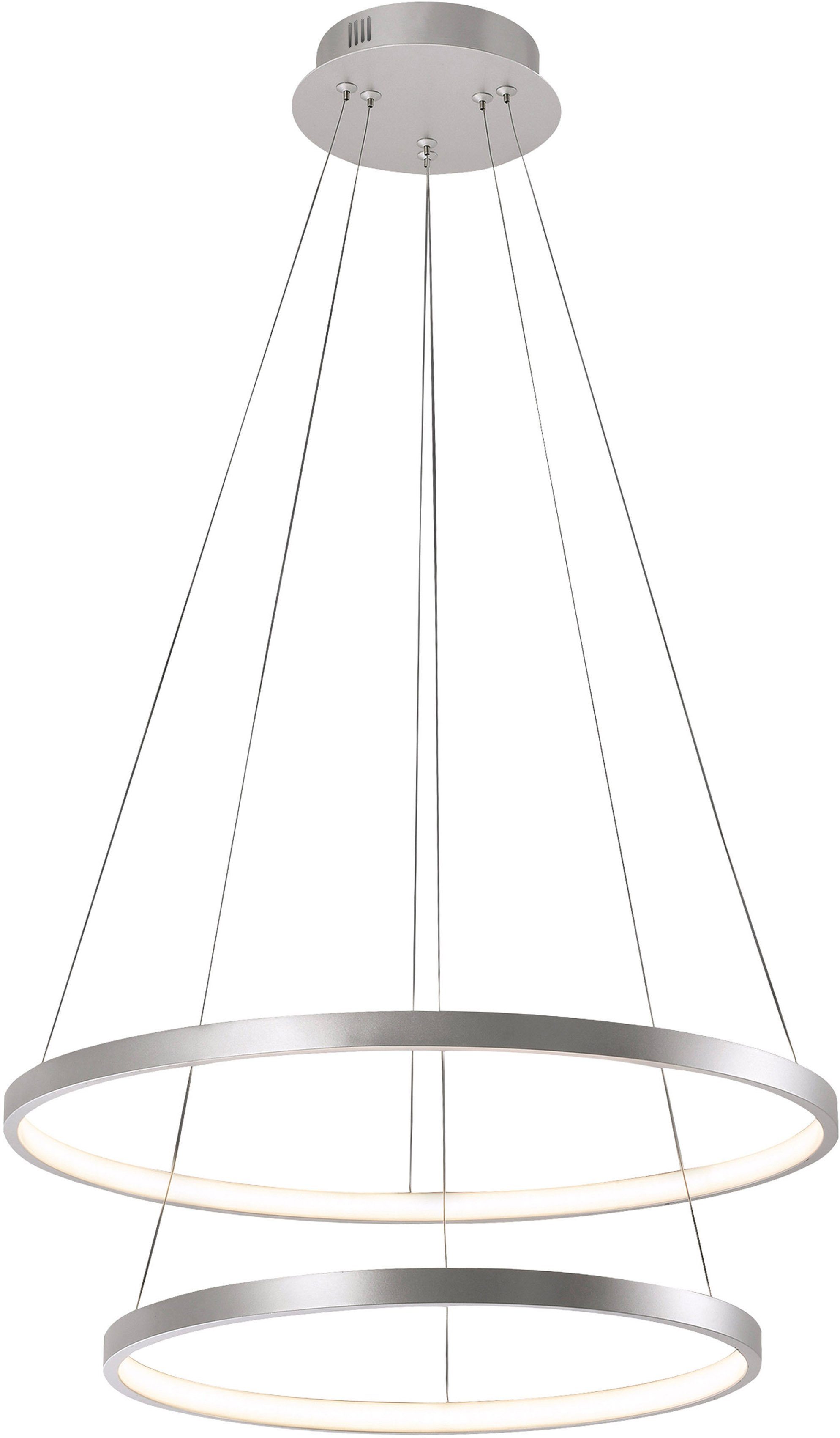 JUST LIGHT LED Pendelleuchte CIRCLE, LED günstig online kaufen