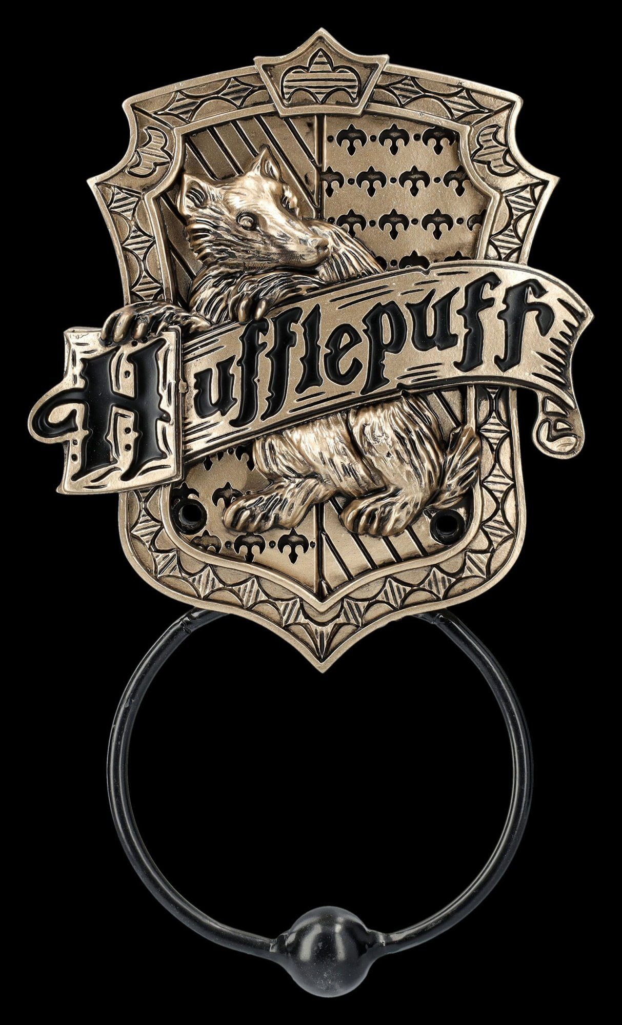 Figuren Shop GmbH Dekoobjekt Türklopfer Harry Potter - Hufflepuff Wappen - Fantasy Dekoration