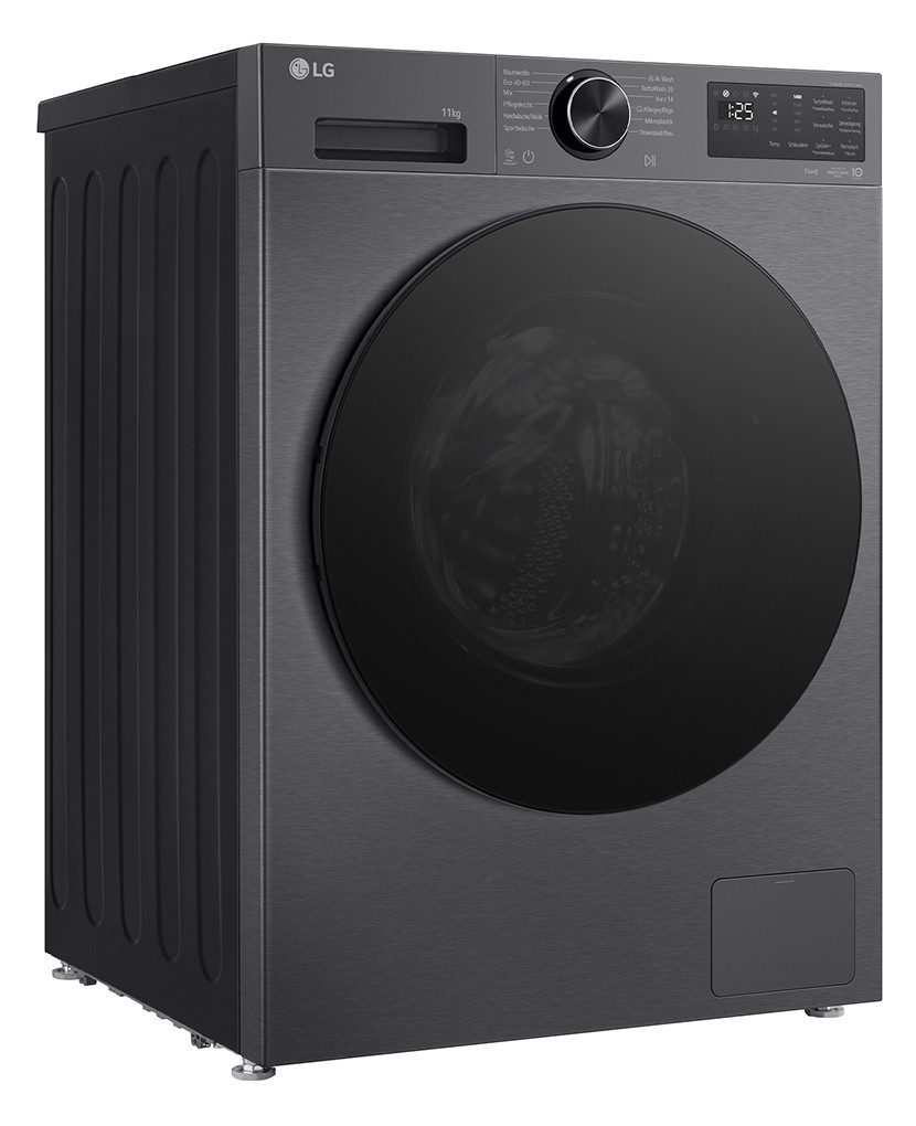 LG Waschmaschine F4WX701YB, 11 kg, 1351 U/min, Smarte Bedienung mit Wi-Fi + Bluetooth