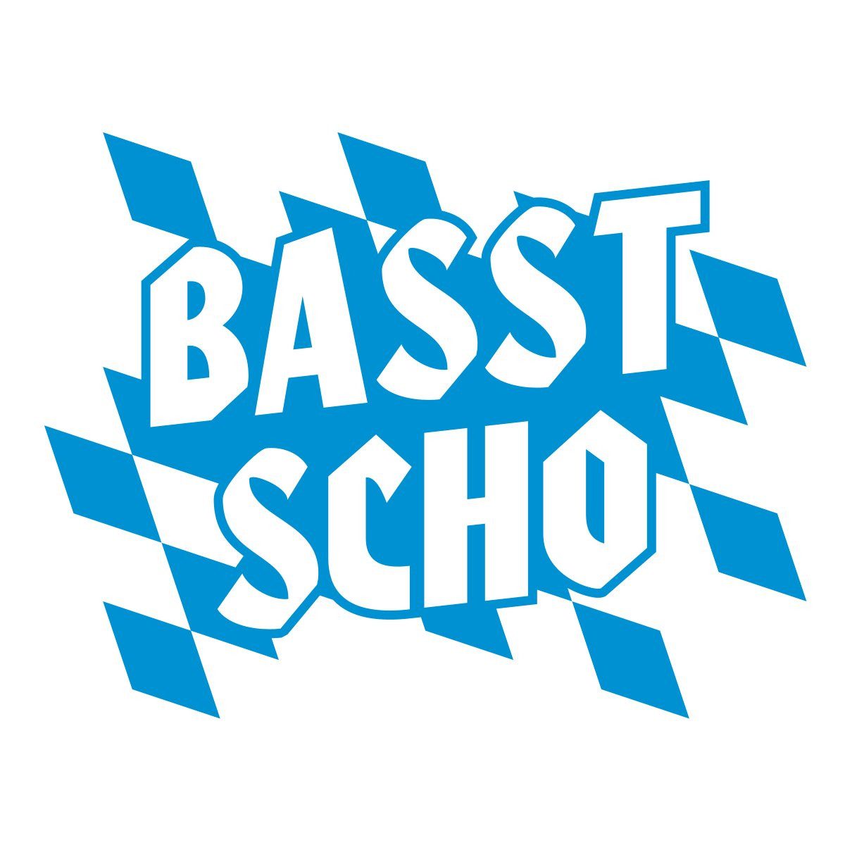 Spreadshirt Aufkleber Bayrisch Basst Scho Freistaat Bayern Sticker Aufkleber