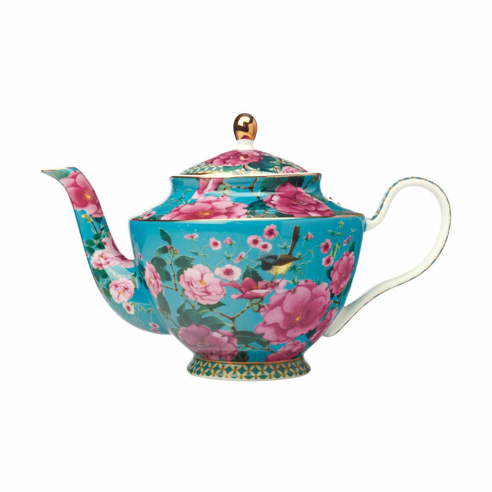 Maxwell & Williams Teekanne TC Silk Road mit Sieb Aqua 1 L, 1 l