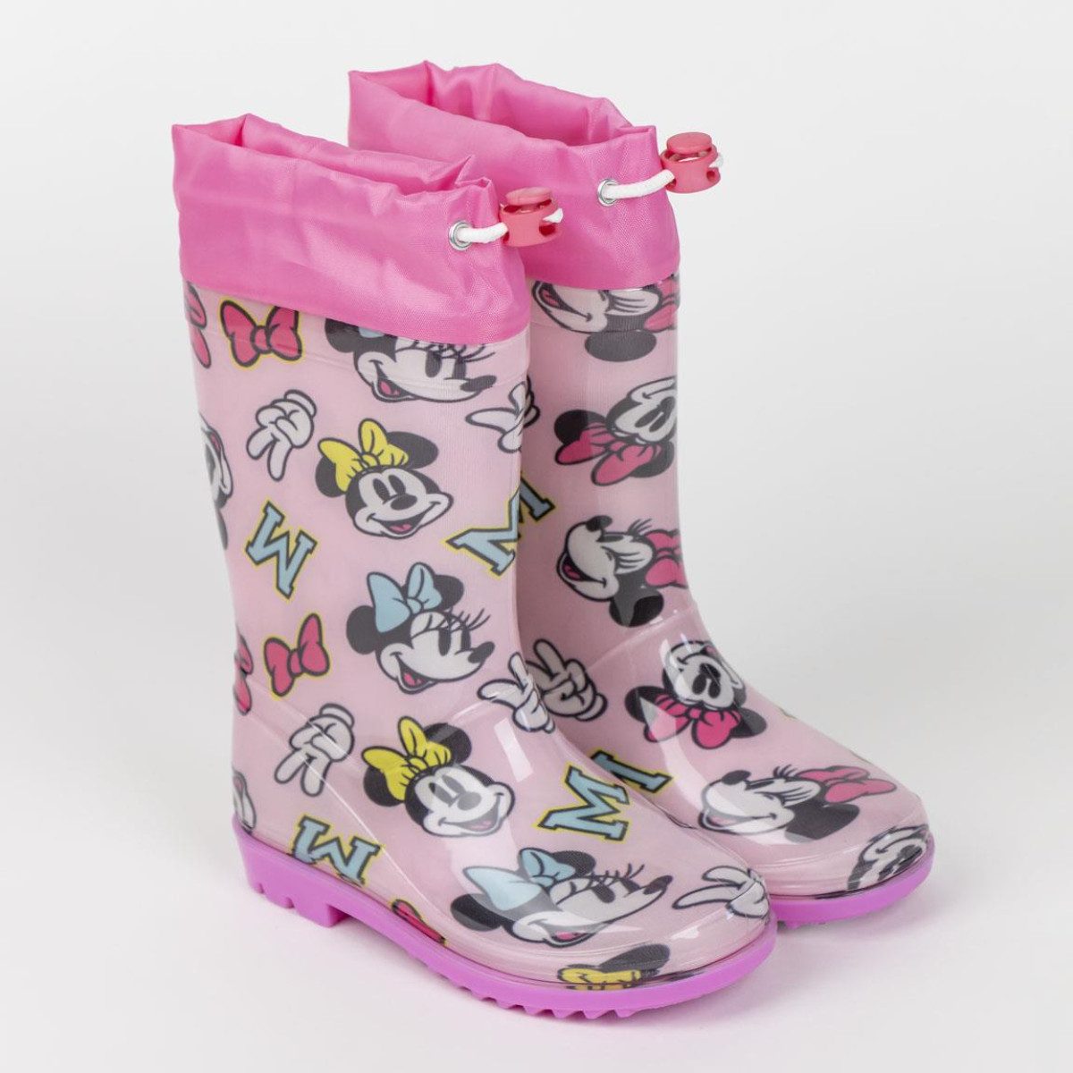 Cerda Disney Minnie Mouse Kinder-Regenstiefel Wasserdichte PVC für Mädchen Gummistiefel