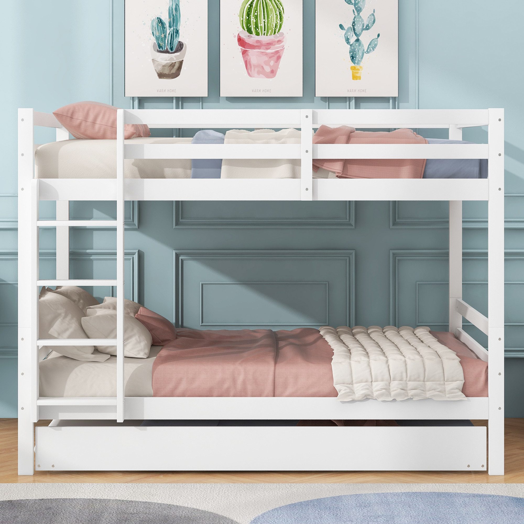 Flieks Etagenbett, Massivholz Kinderbett Doppelbett 140x200cm günstig online kaufen