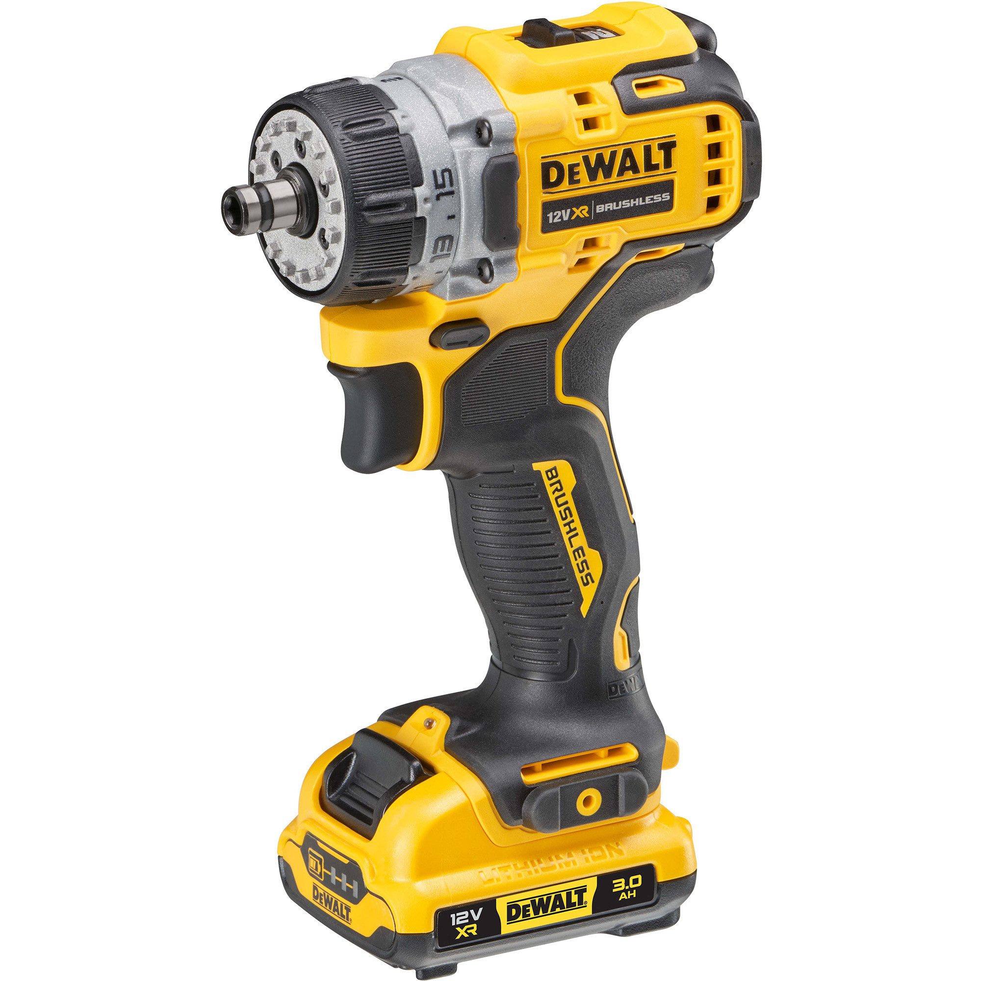 DeWalt Bohrmaschine DEWALT Akku-Bohrschrauber DCD703L2T, 12Volt, (2x