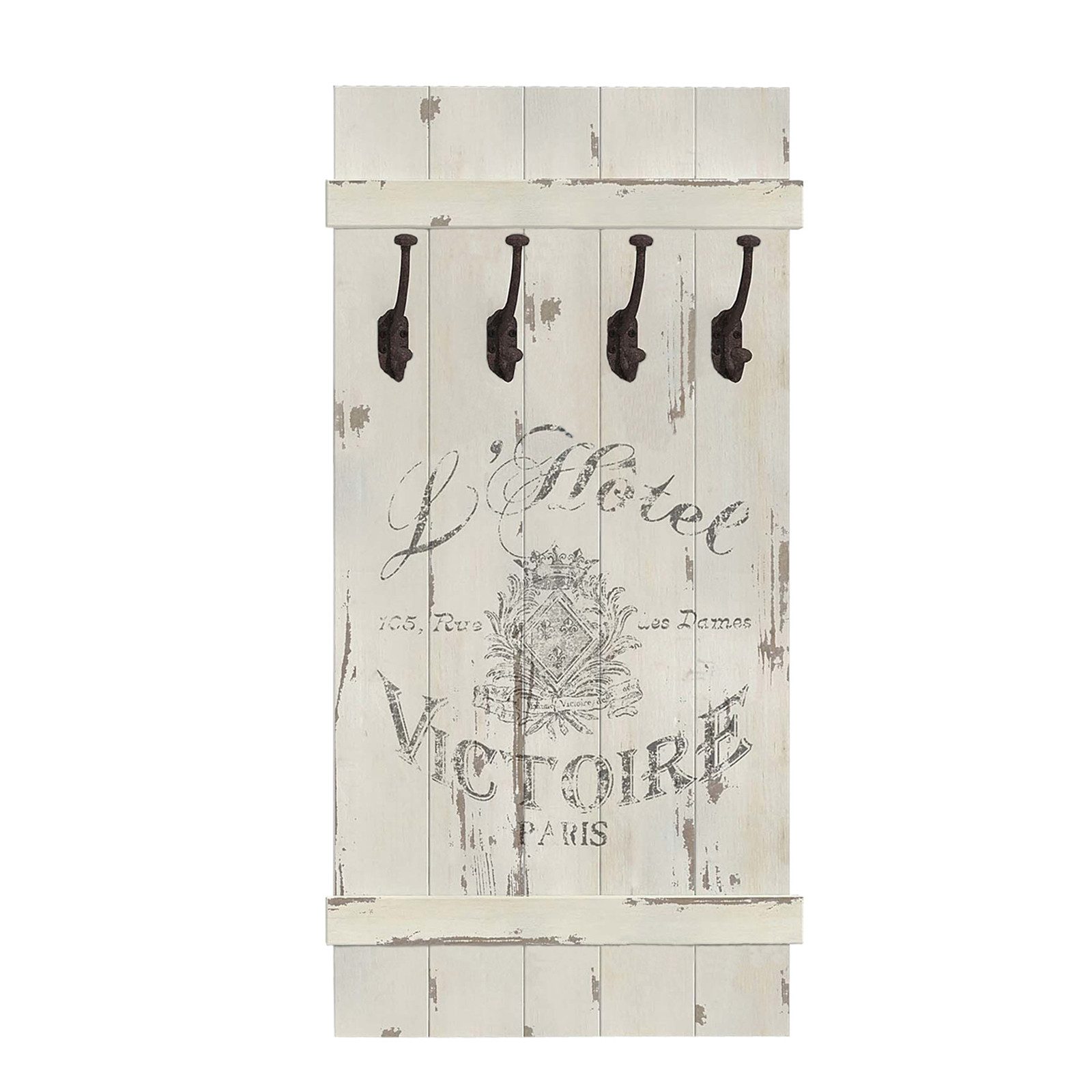 HTI-Line Garderobenpaneel Garderobe Victoire (Stück, 1 St., 1x Wandgarderobe, ohne Dekoration), Kleiderhaken