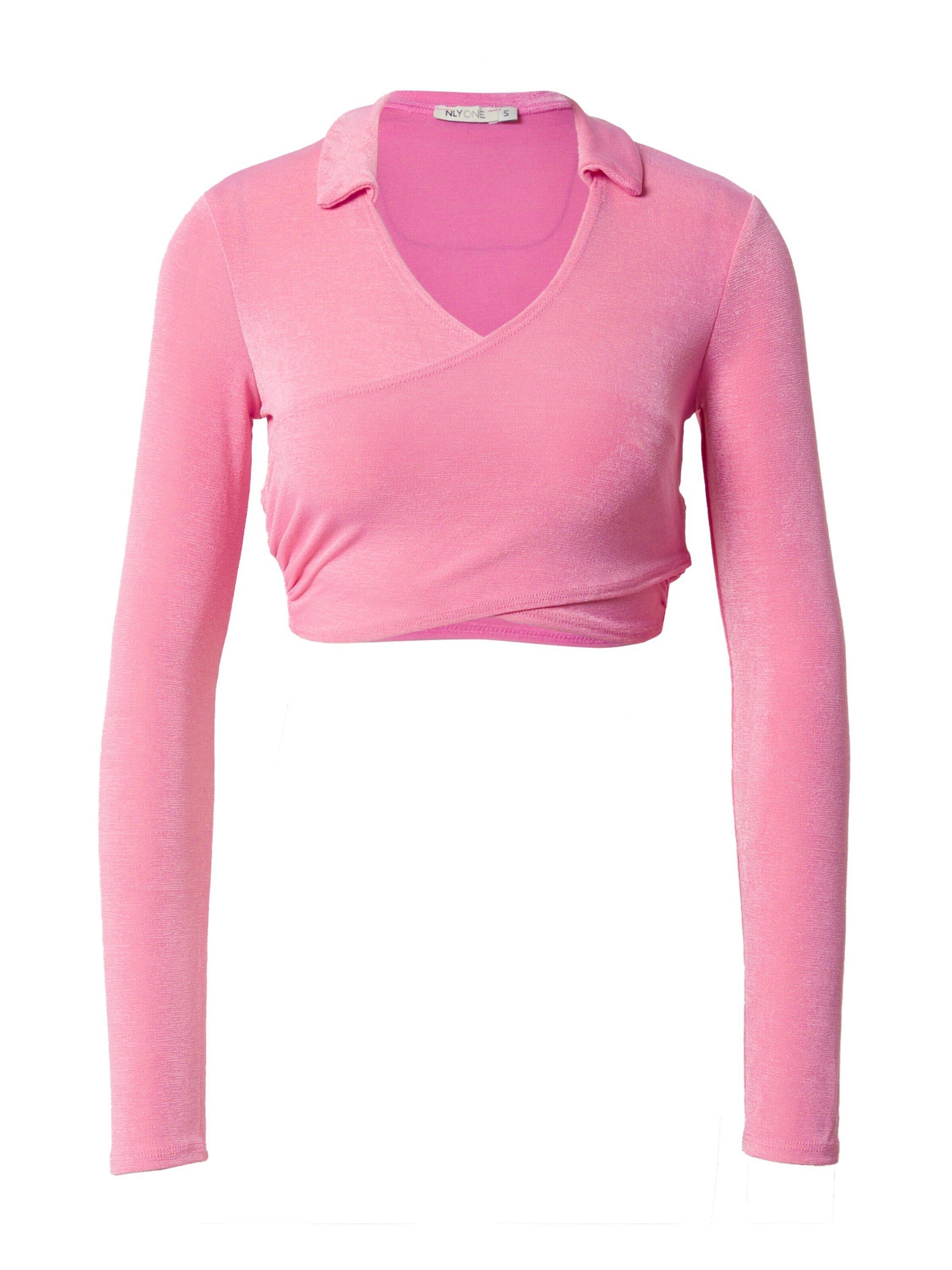 Langarmshirt NLY (1-tlg) by Detail Weiteres Nelly Drapiert/gerafft,