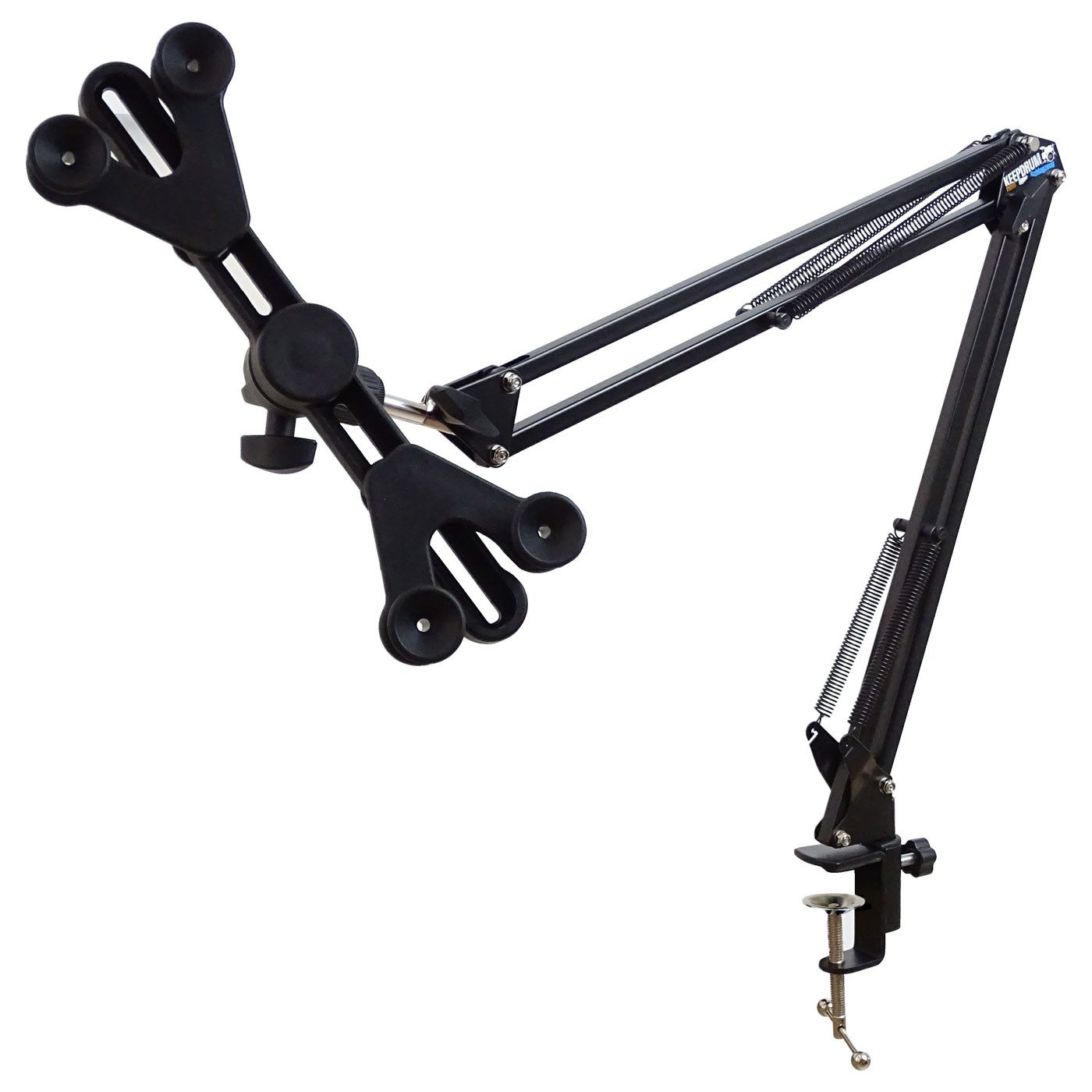 keepdrum IPH02 Tablet Halter mit NB35 Tisch-Stativ Stativhalterung