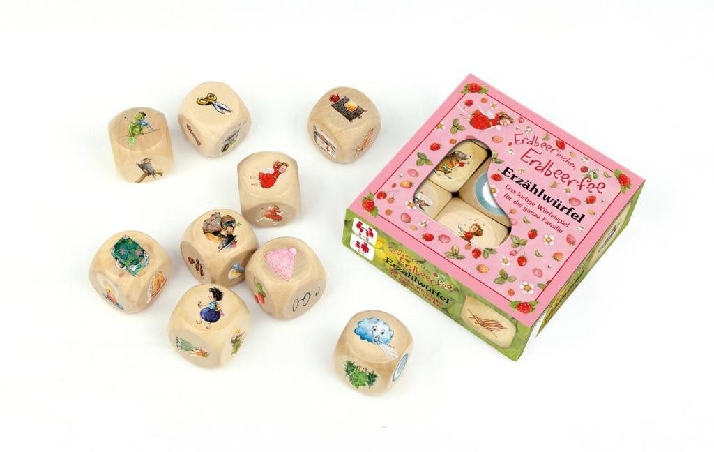 Arena Verlag Spiel Erzählwürfel-Spiel Erdbeerinchen
