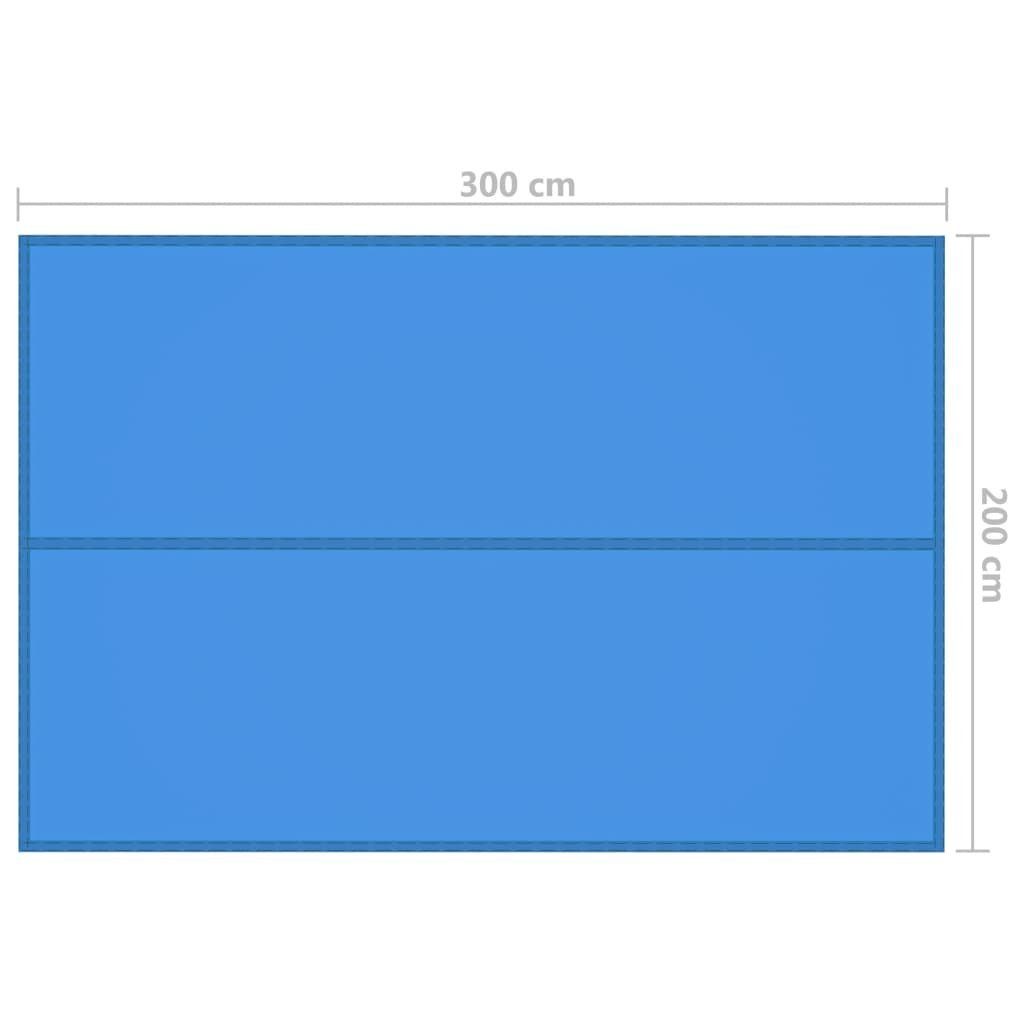 vidaXL Balkonsichtschutz Blau | Outdoor-Tarp 3x2 m Blau Blau