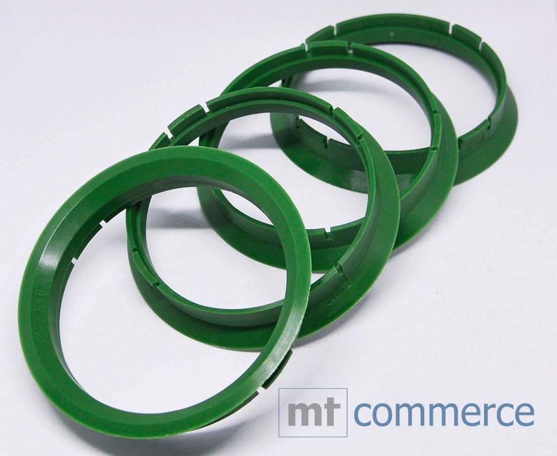 Felgen Germany, grün x mm Reifenstift Zentrierringe 67,1 Ringe Made 4X RKC 72,5 Maße: in