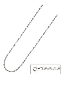 JOBO Silberkette, Ankerkette 925 Silber diamantiert 45 cm