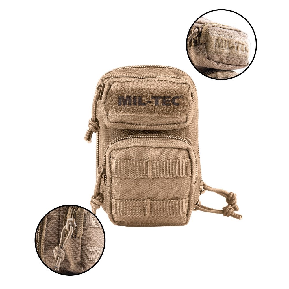 Mil-Tec Schlüsselanhänger Schlüsselanhänger Assault Pack Coyote Anhänger (Mini Assault Pack)