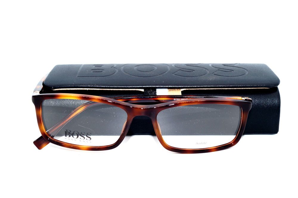 BOSS Brillengestell HUGO BOSS Brillenfassung Brillengestell Eyeglasses Frame BOSS 0680 2IK