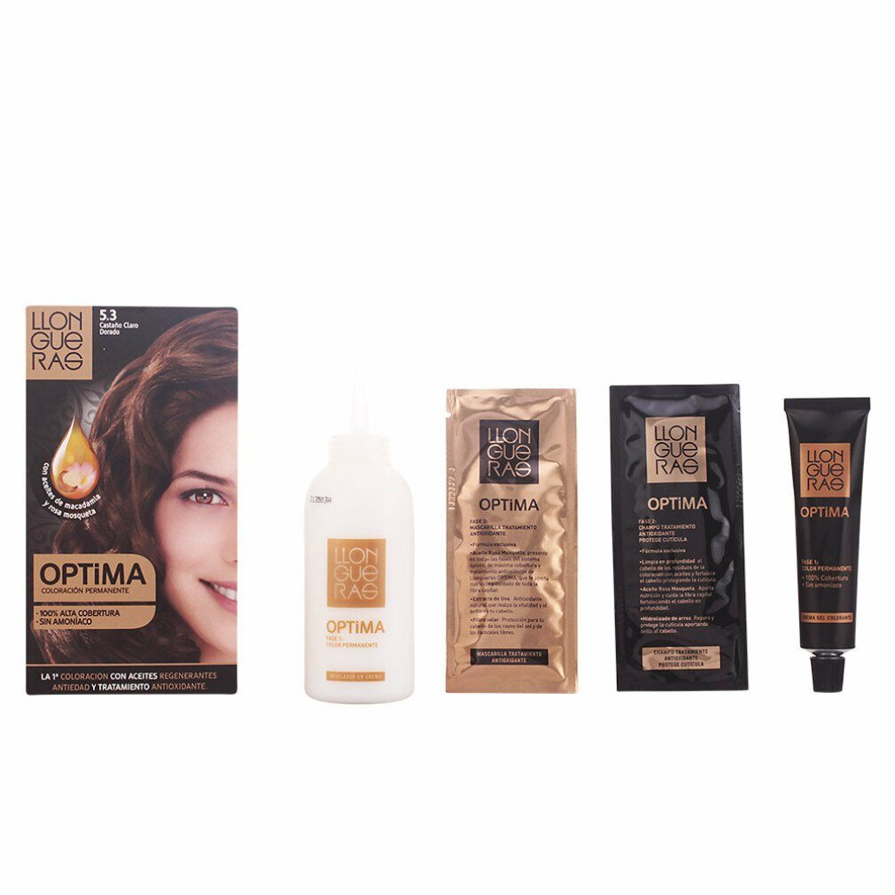 Llongueras Extrait Parfum OPTIMA hair colour #5.3-golden brown