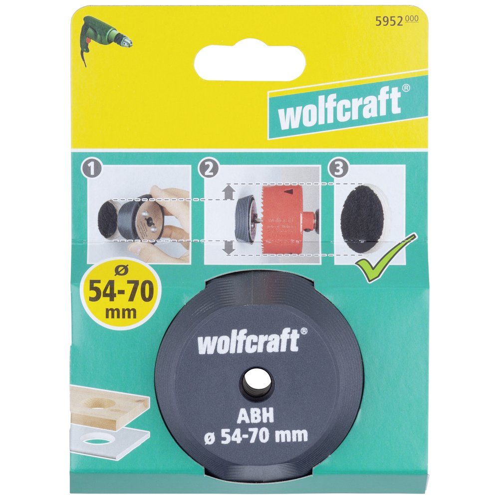 Bohrkrone Wolfcraft 5952000 Aufbohrhilfe 1 St.