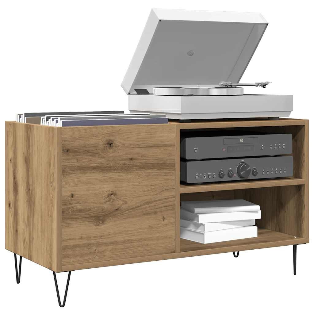 vidaXL Lowboard Plattenschrank Artisan-Eiche 84,5x38x48 cm Holzwerkstoff (1 St)