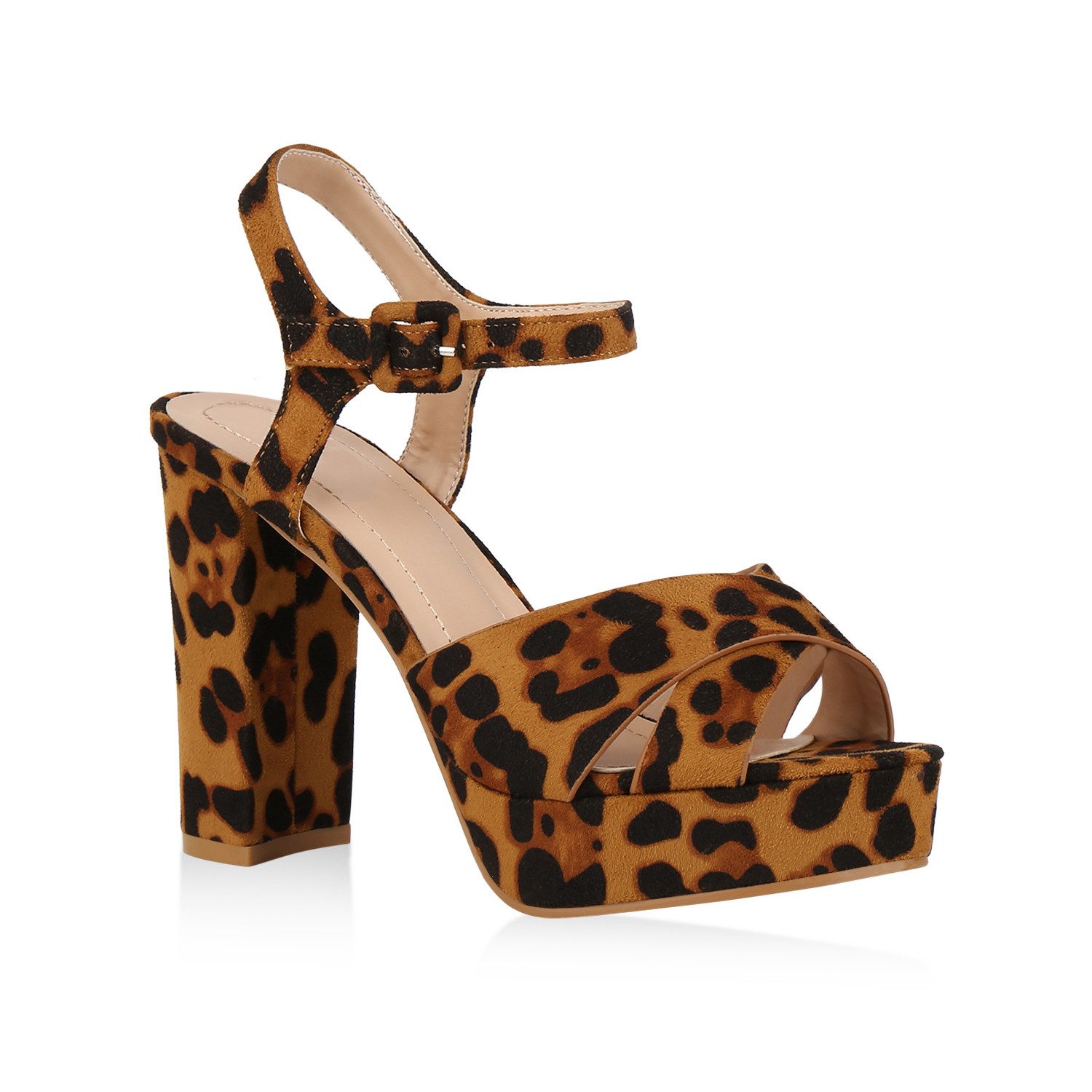 VAN HILL 820880 Plateausandaletten Damen Plateau Sandaletten Wildleder-Opti günstig online kaufen