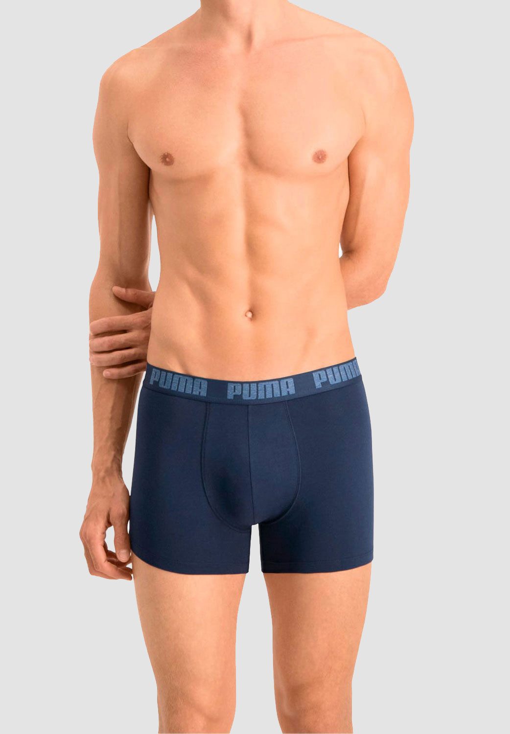 PUMA BODYWEAR Boxershorts Basic (3-St) elastischer Logo-Bund, Baumwollmix, günstig online kaufen