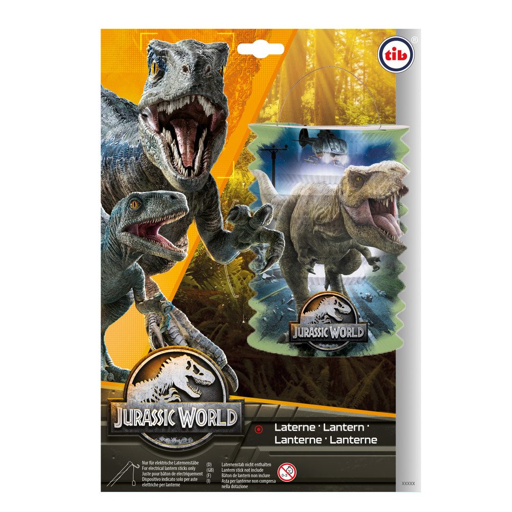 TIB Heyne Umzugslaterne Jurassic World - Zuglaterne - aus Papier - Ø = 15 c günstig online kaufen