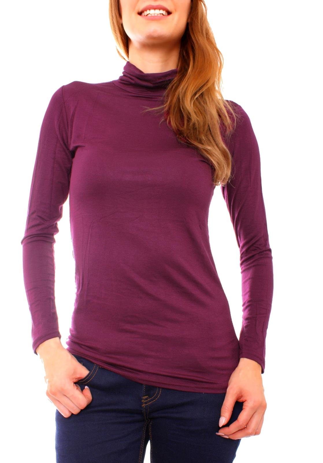 Muse Rollkragenshirt Basic Rollkragenshirt Langarm 3315 günstig online kaufen