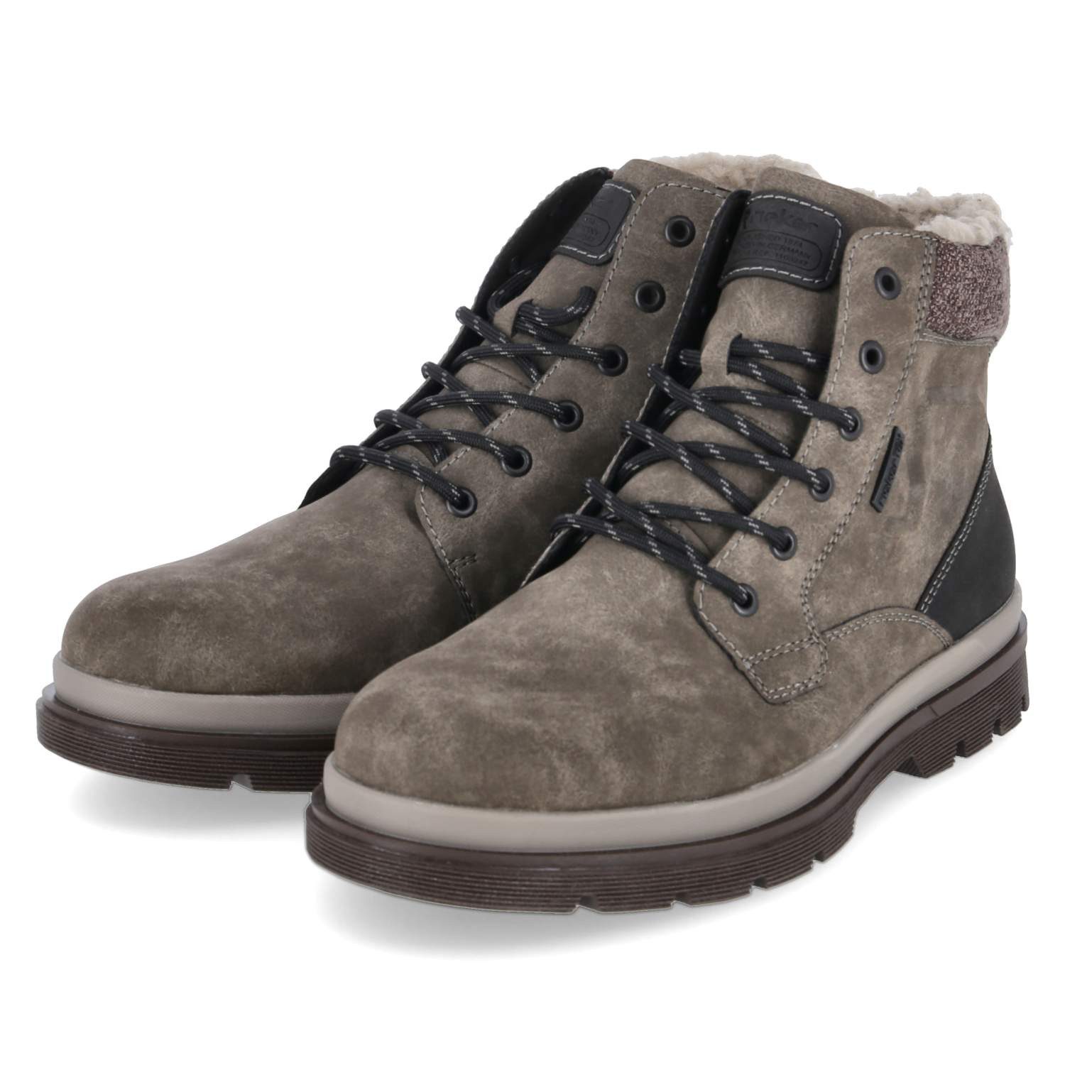 Rieker Rieker F7010-25 Herren Synthetik grey Schnürstiefel
