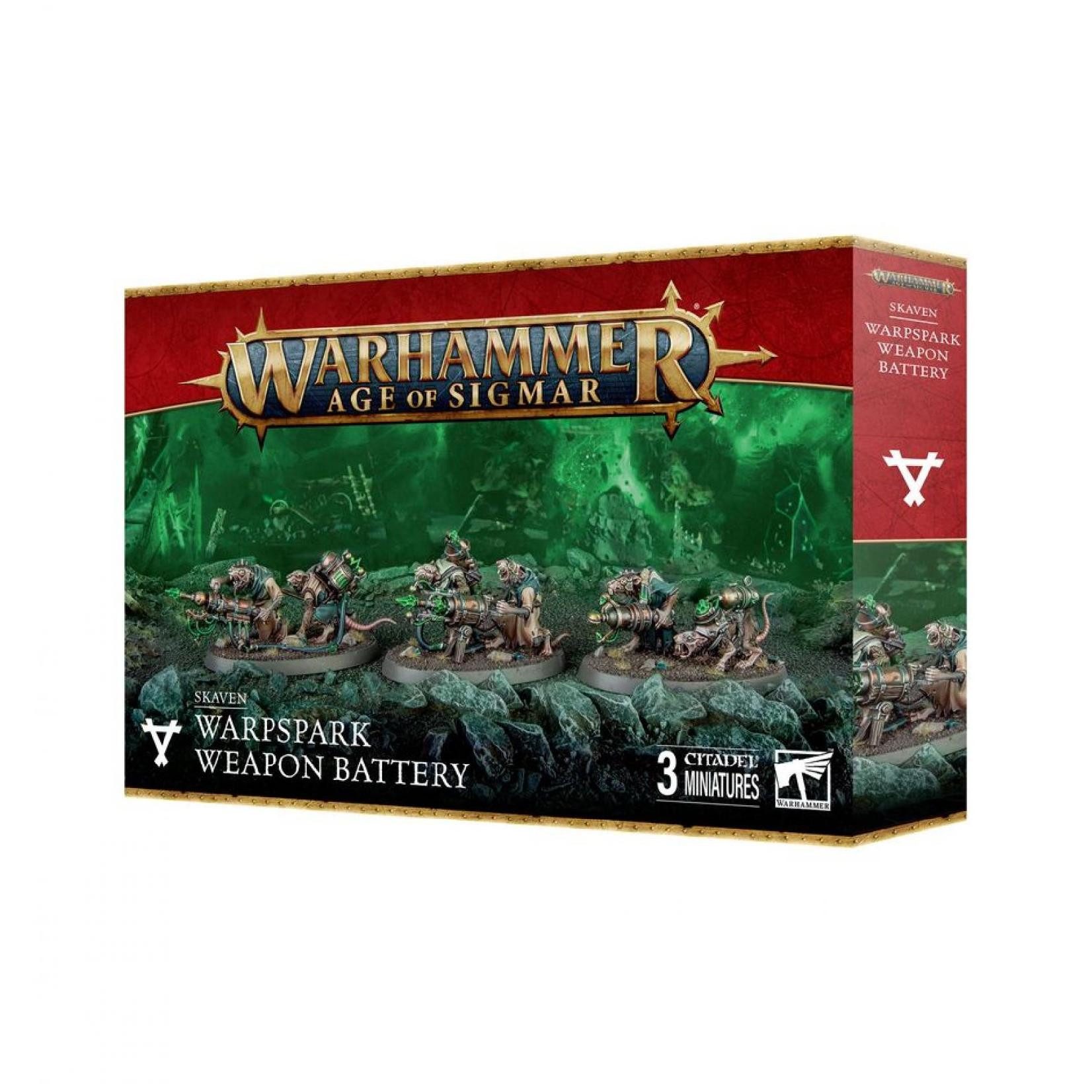 Games Workshop Modellbausatz Skaven: Warpfunken-Waffenbatterie