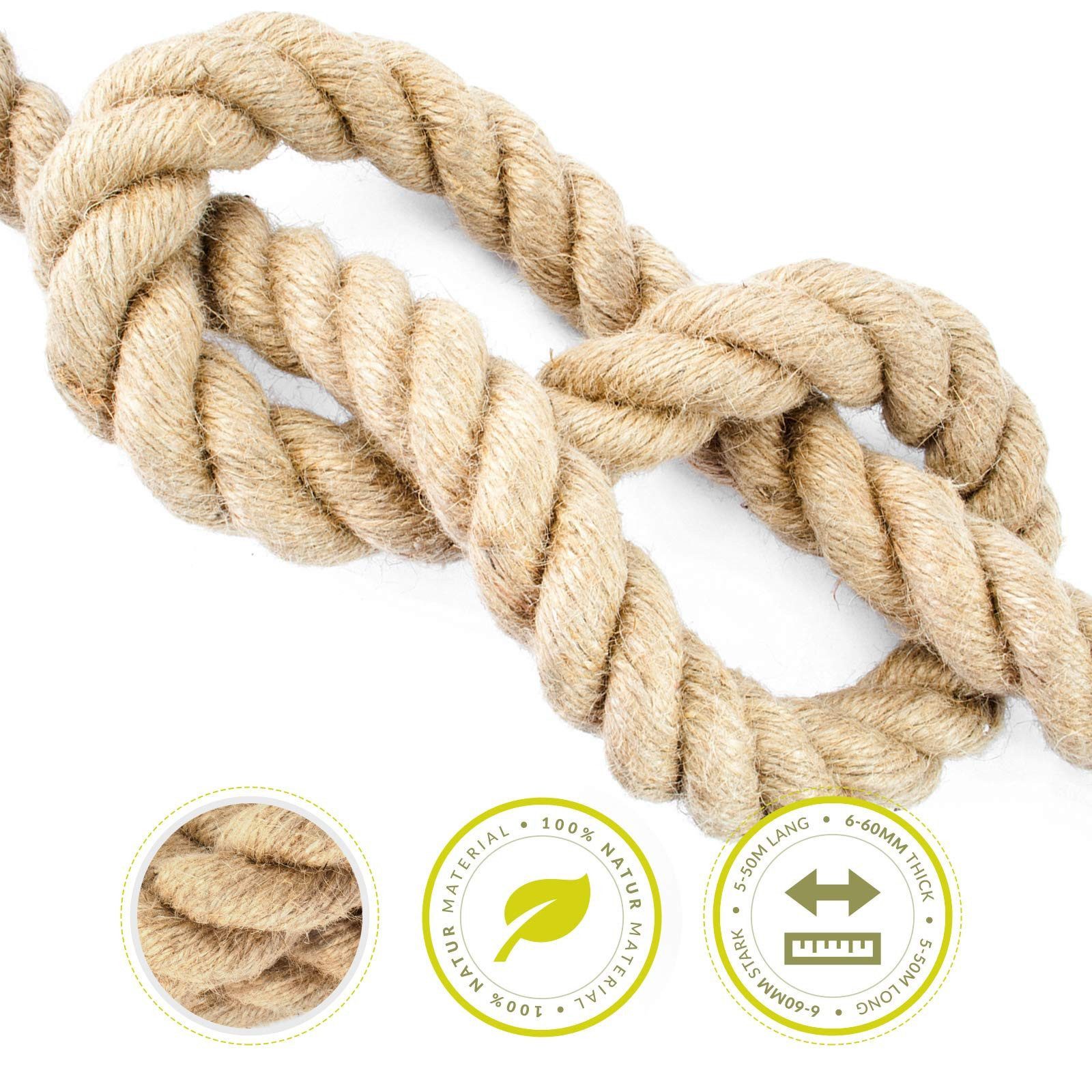DQ-PP DQ-PP JUTESEIL, 5m, 6-60mm stark, günstig online kaufen