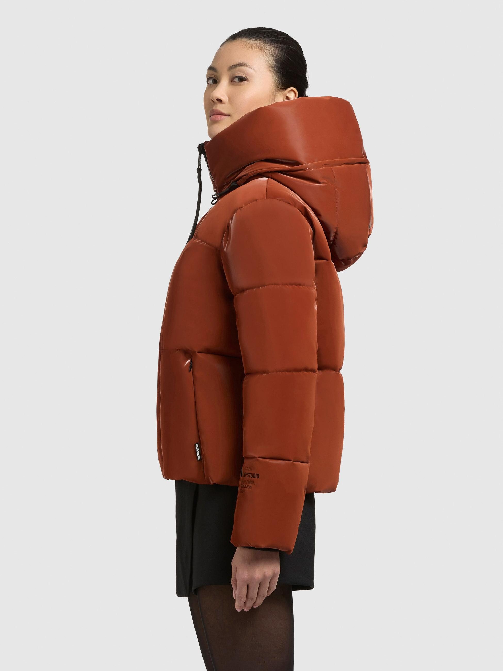 khujo Steppjacke Audrey Shiny Schimmernde Damen günstig online kaufen